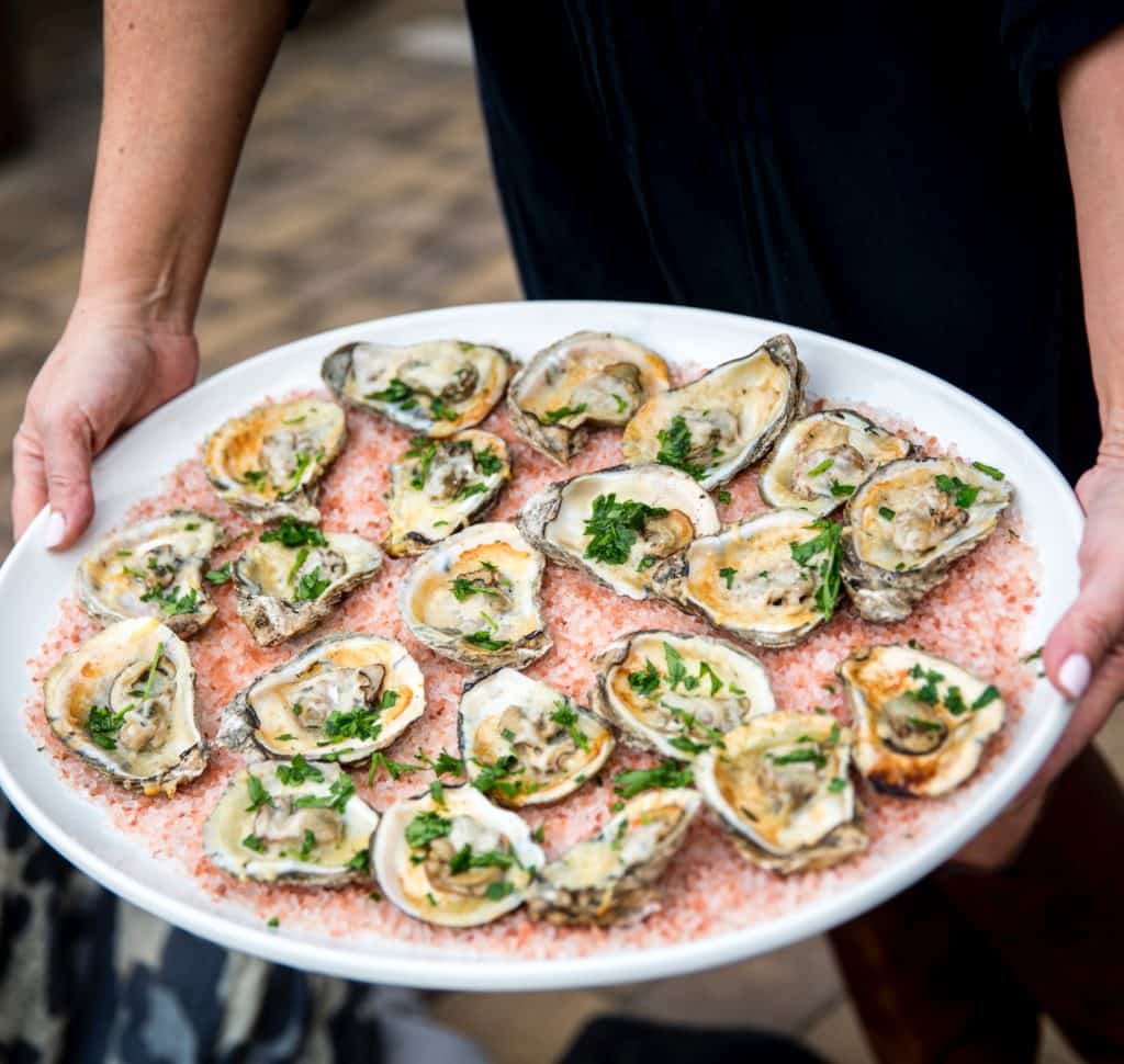 Grilled Oysters Bacon Parmesan Cheese Grilling