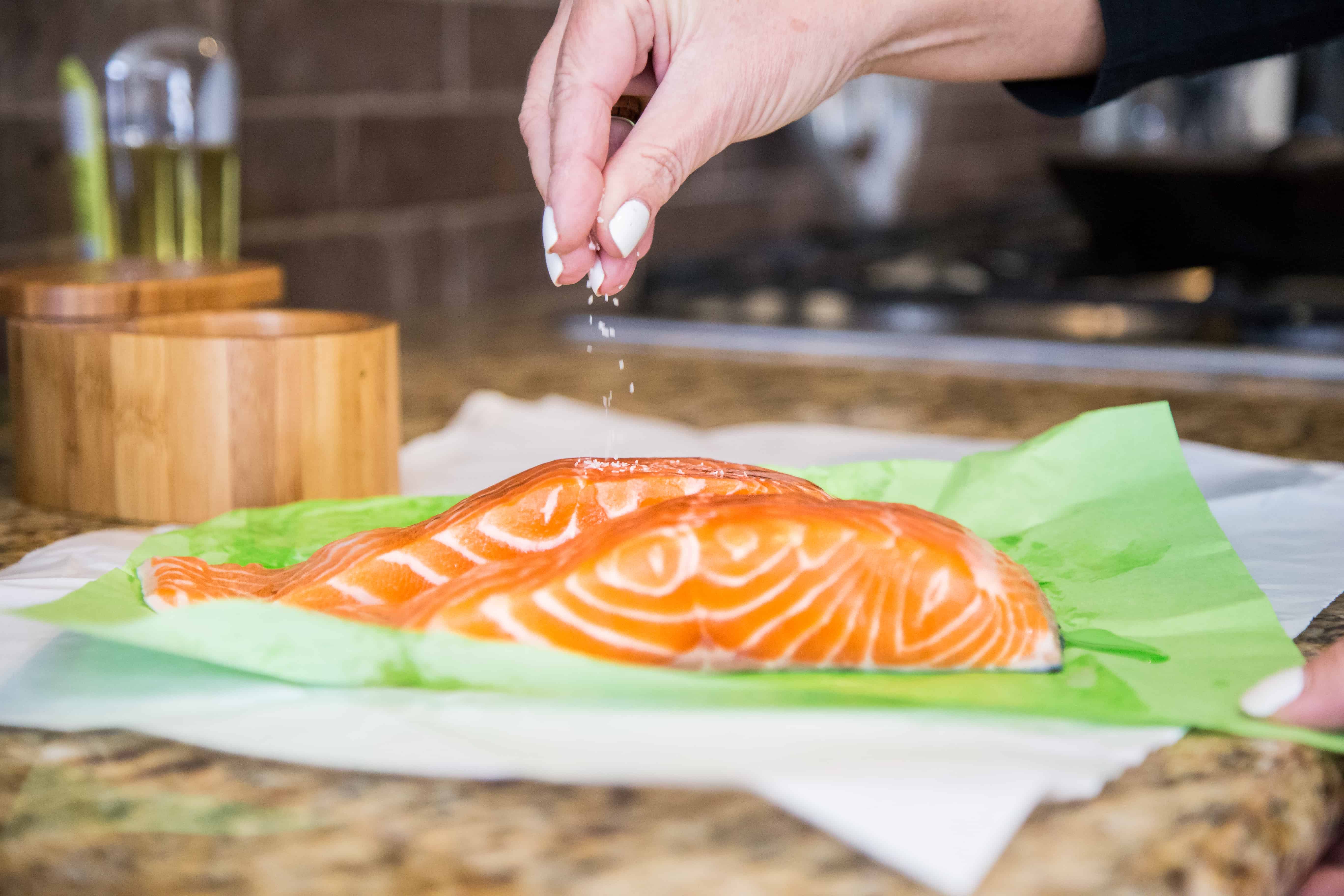 SALMON WITH LOBSTER CREAM SAUCE DINNER IDEAS