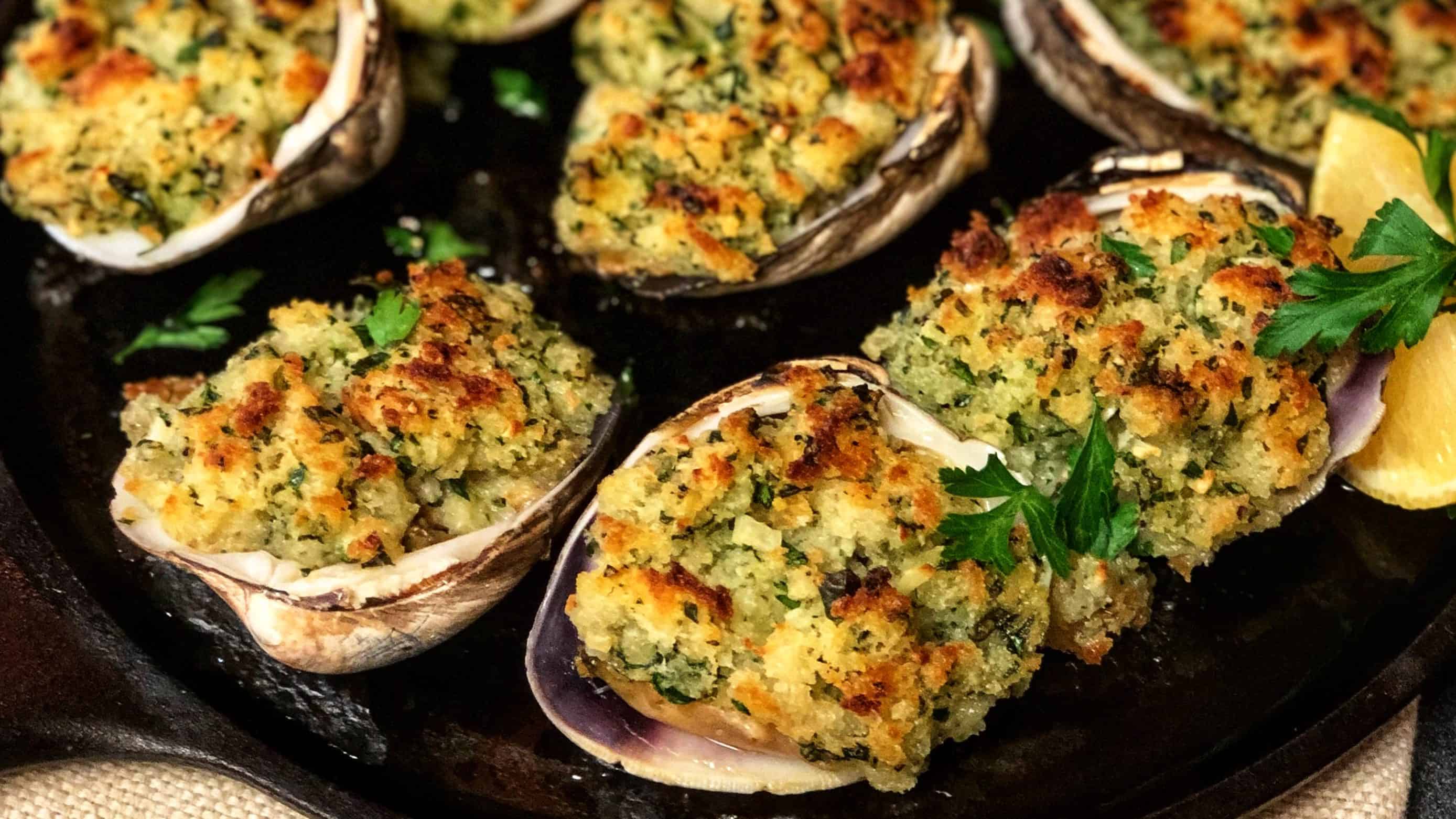 Clams Oreganata: Perfect for Seven Fishes - Our Italian Table