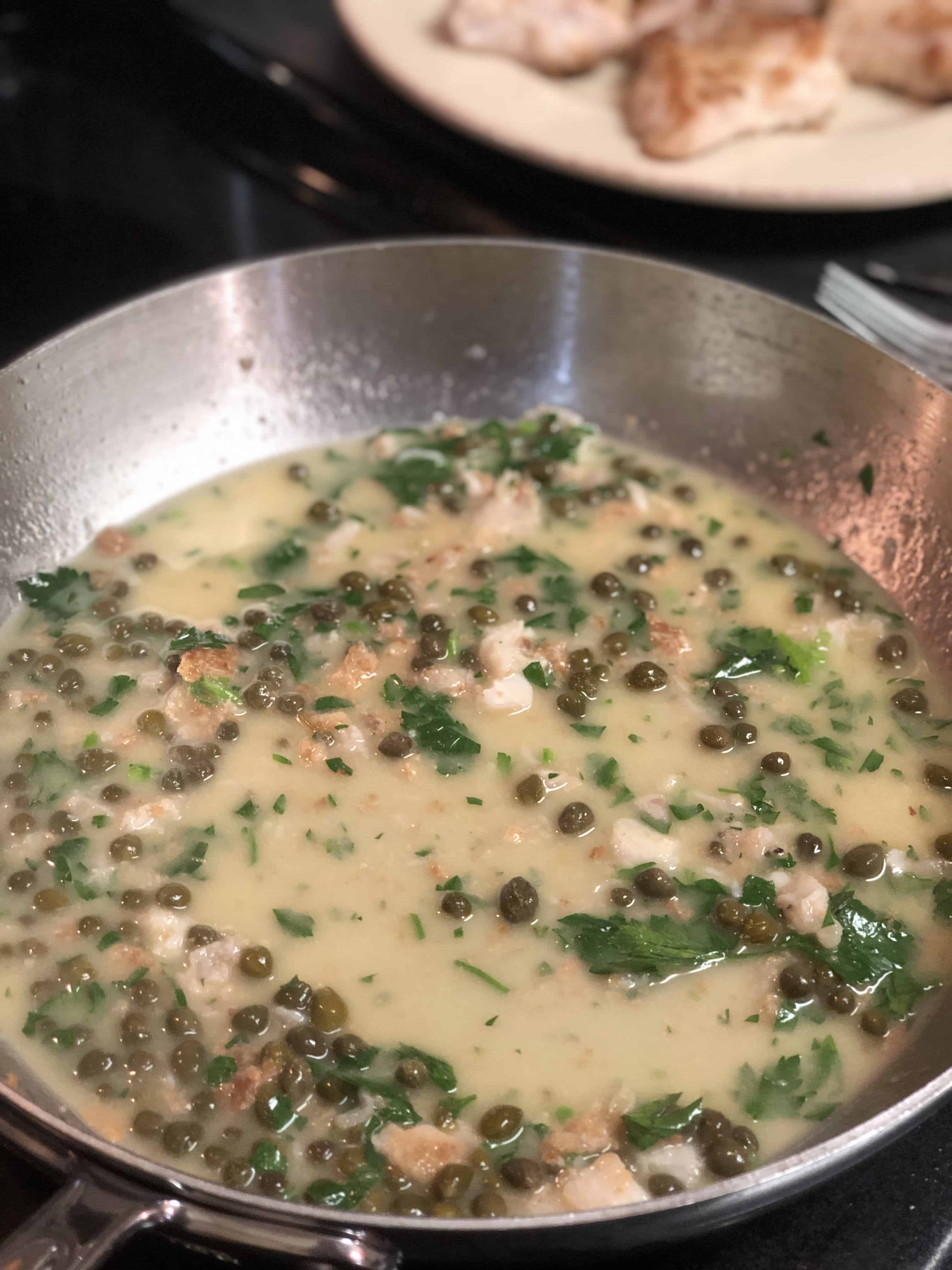 GROUPER PICCATA FISH HEALTHY MEAL EASY RECIPE