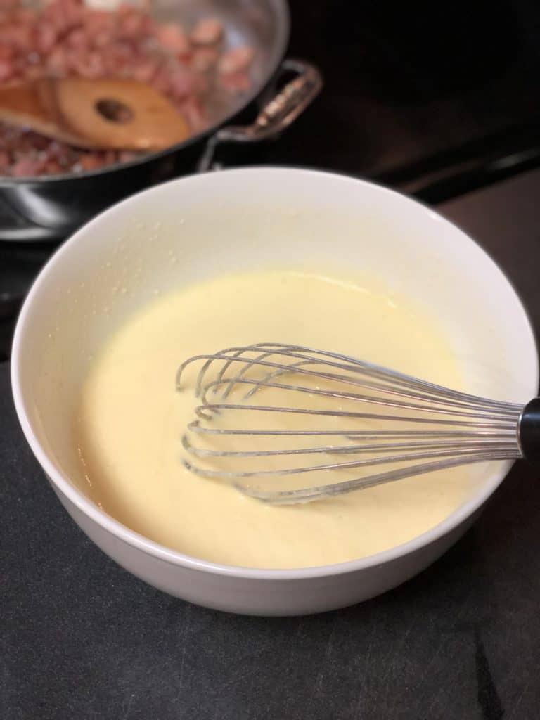egg mixture for pasta carbonara