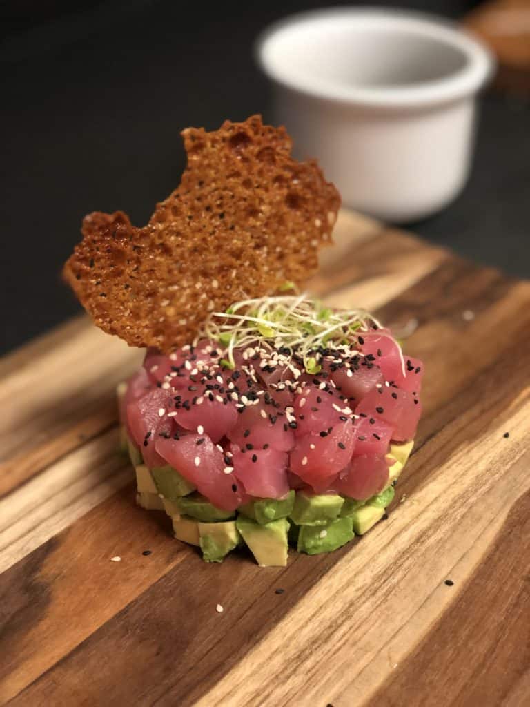 TUNA TARTARE HEALTHY RECIPE EASY RECIPE