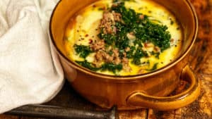 a crock of soup