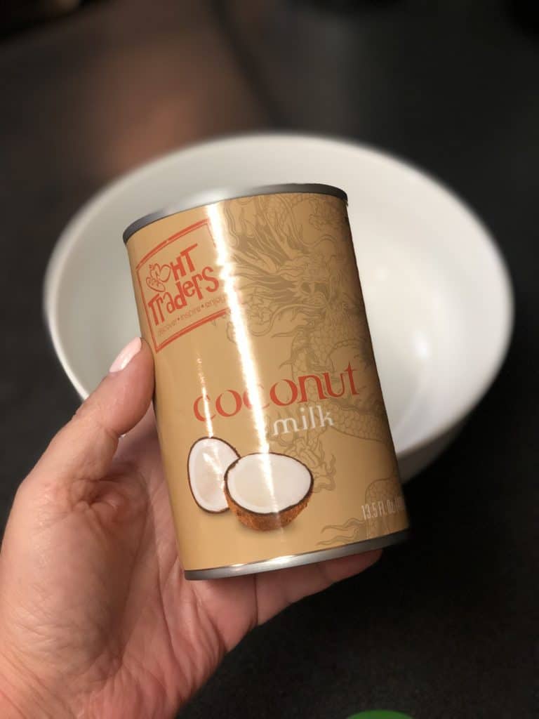 a can of coconut milk
