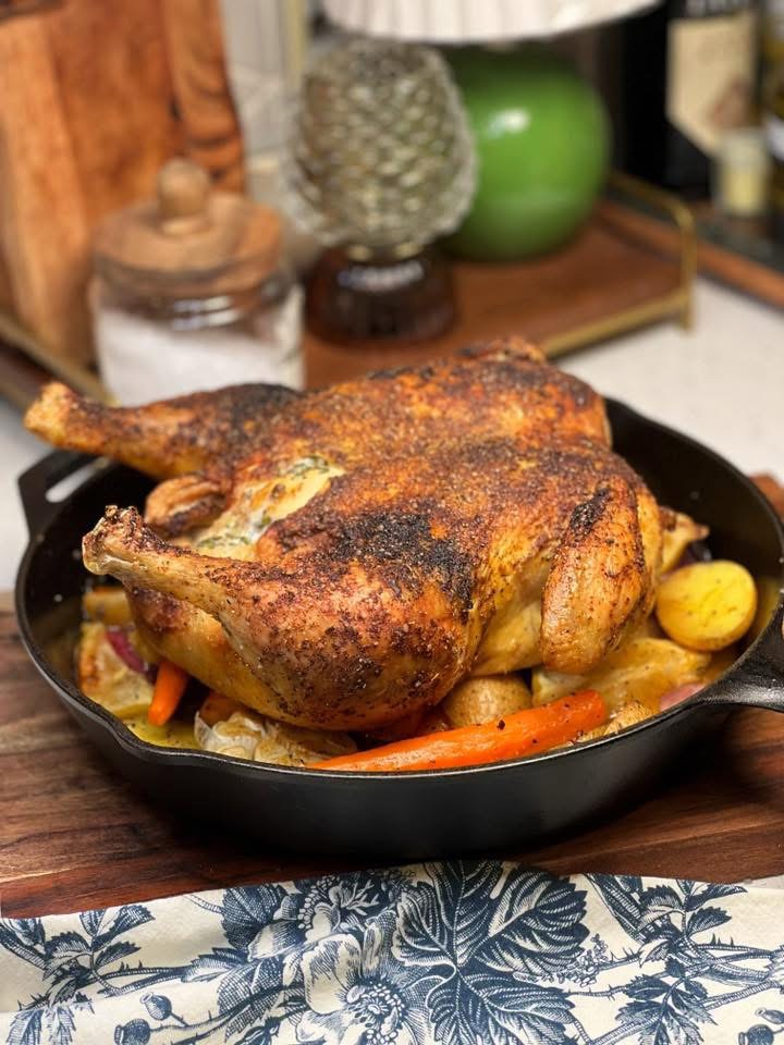 Roasted Spatchcock Chicken | Charlotte Fashion Plate