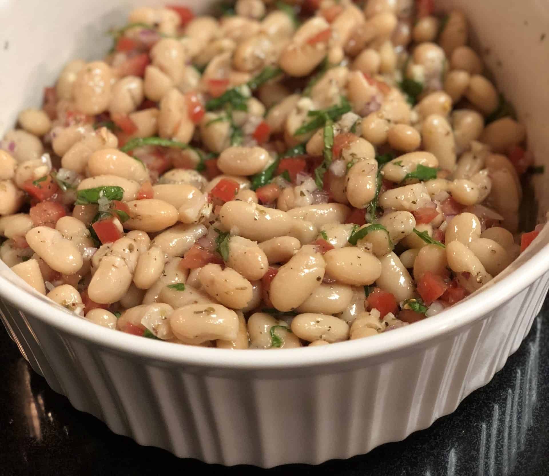 TUSCAN BEAN SALAD APPETIZER EASY RECIPE
