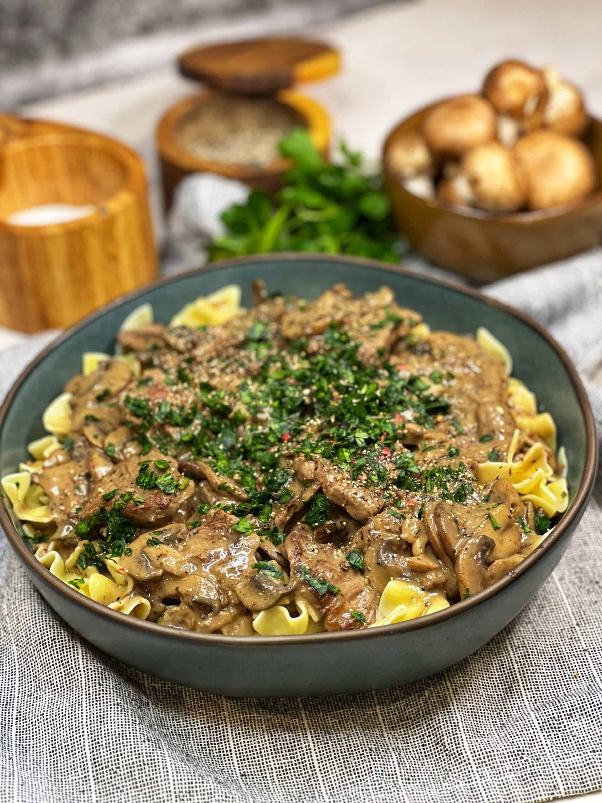 Simple Classic Beef Stroganoff | Charlotte Fashion Plate