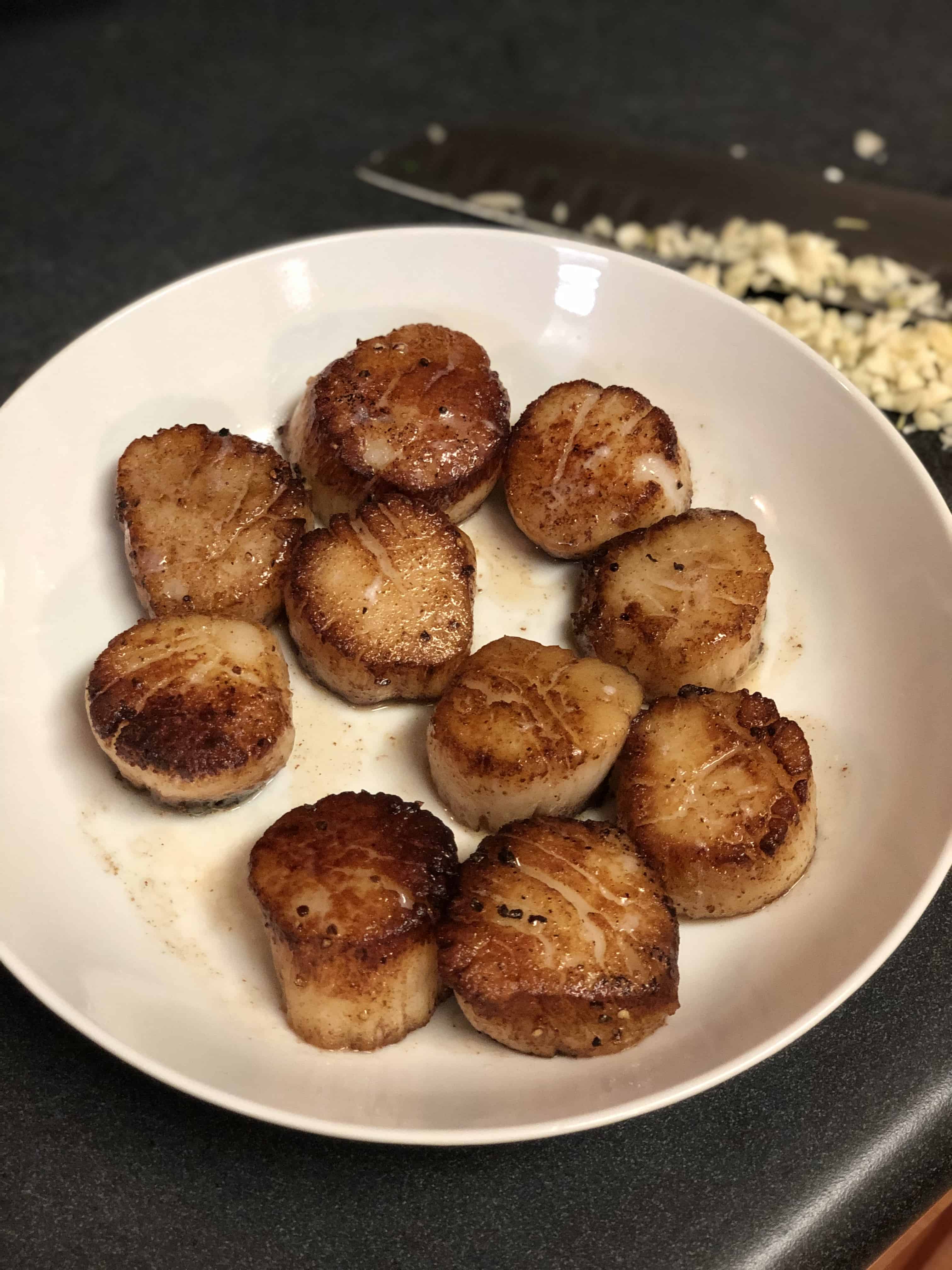 SCALLOPS FLORENTINE PASTA SEAFOOD EASY RECIPE