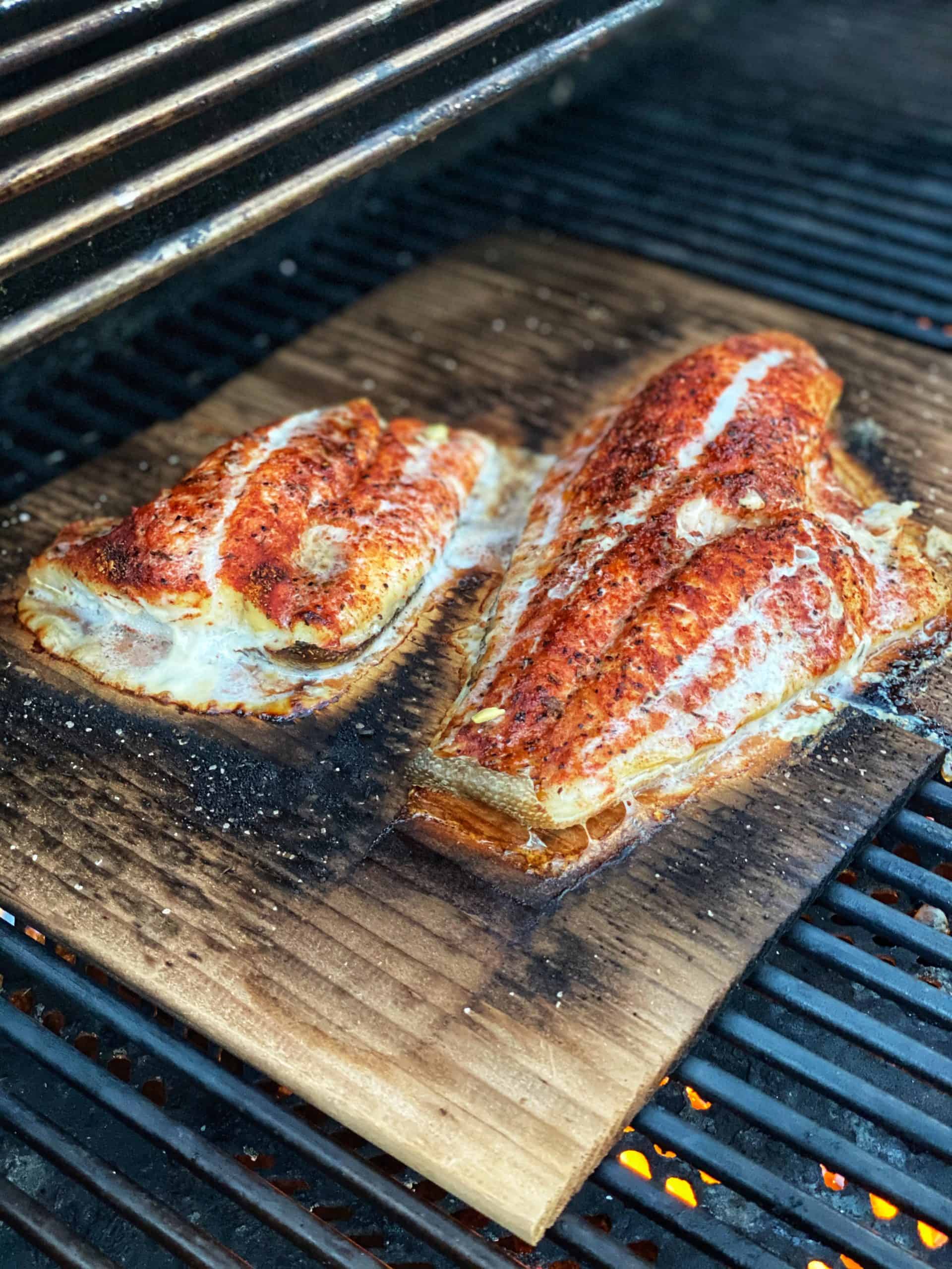 CEDAR PLANK GRILLED FISH SALMON EASY RECIPE