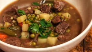 A bowl of Hearty Beef Stew