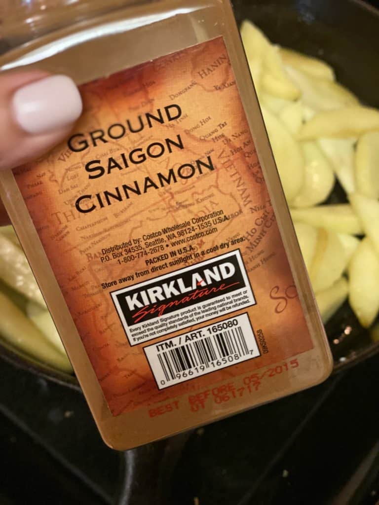 a jar of cinnamon