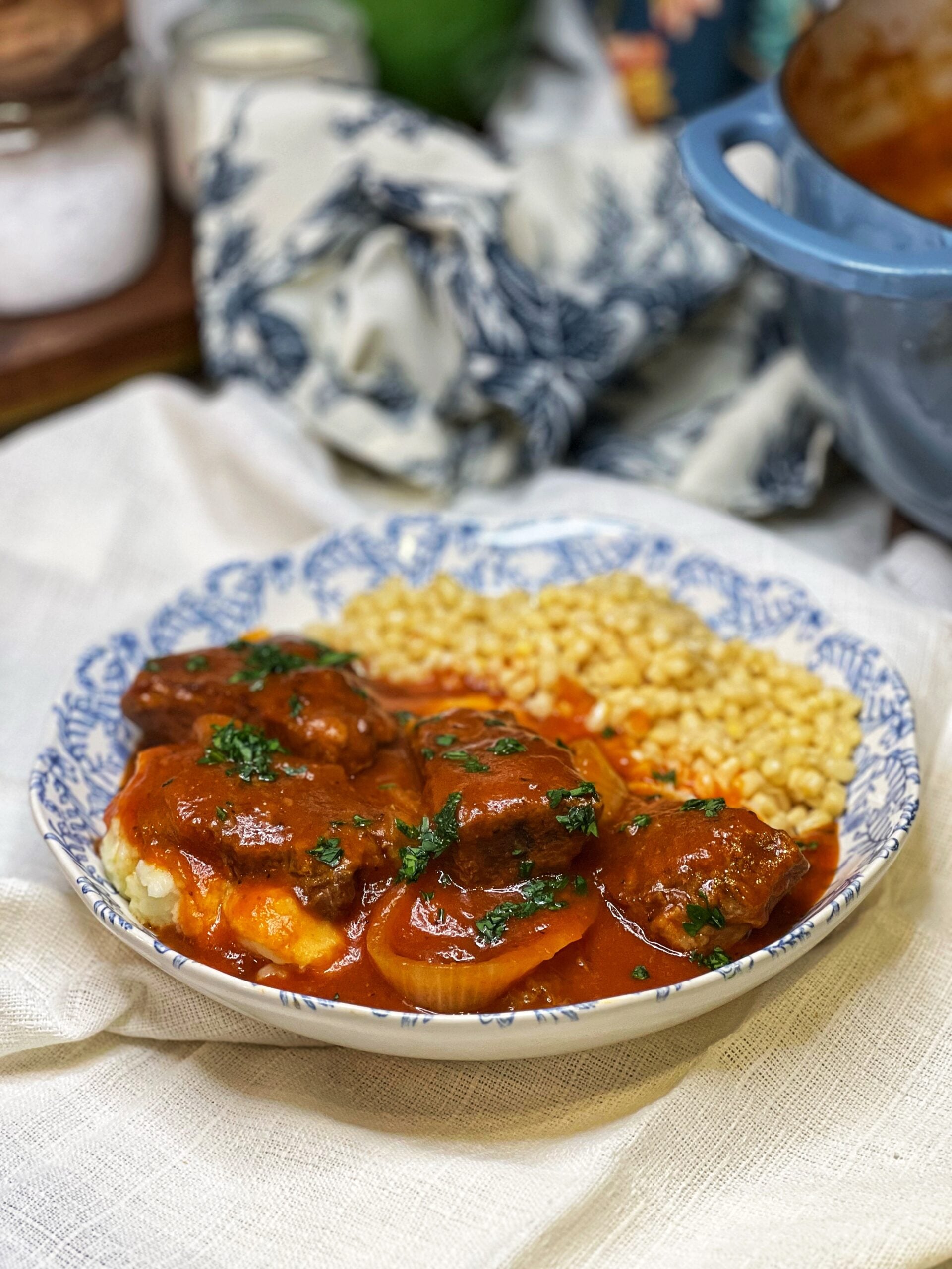 Steak with Red Gravy | Charlotte Fashion Plate