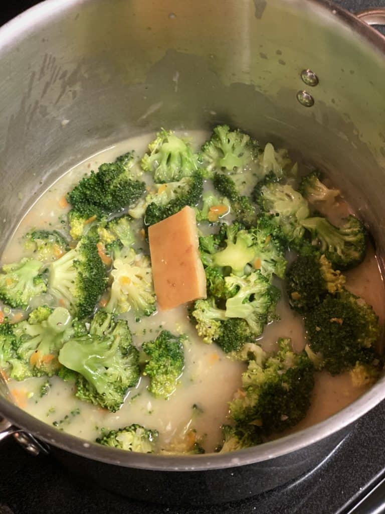 Parmesan rind in soup