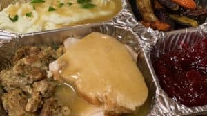 a Thanksgiving TV dinner