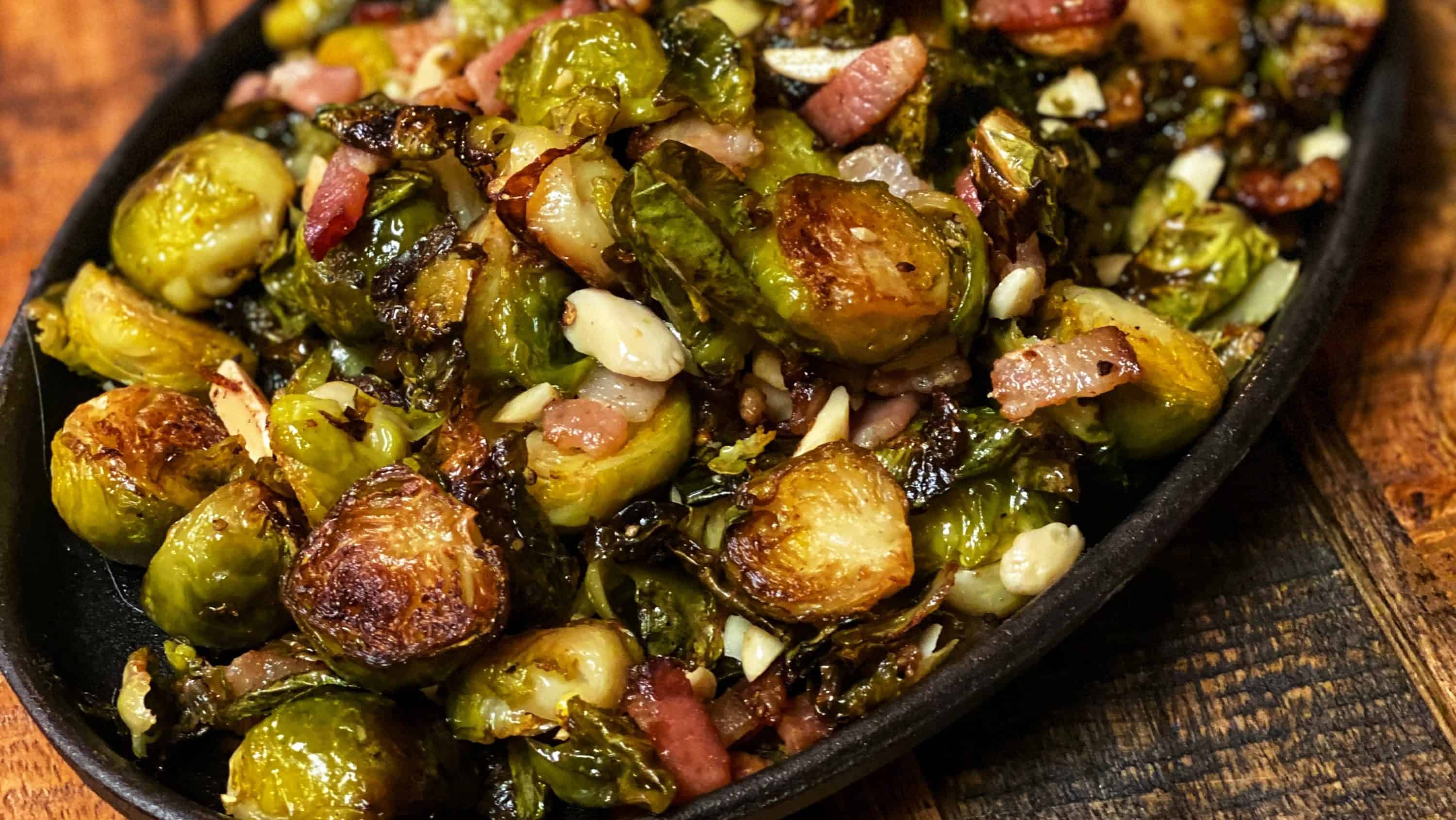 ROASTED BRUSSELS SPROUTS | BACON | SIDE DISH