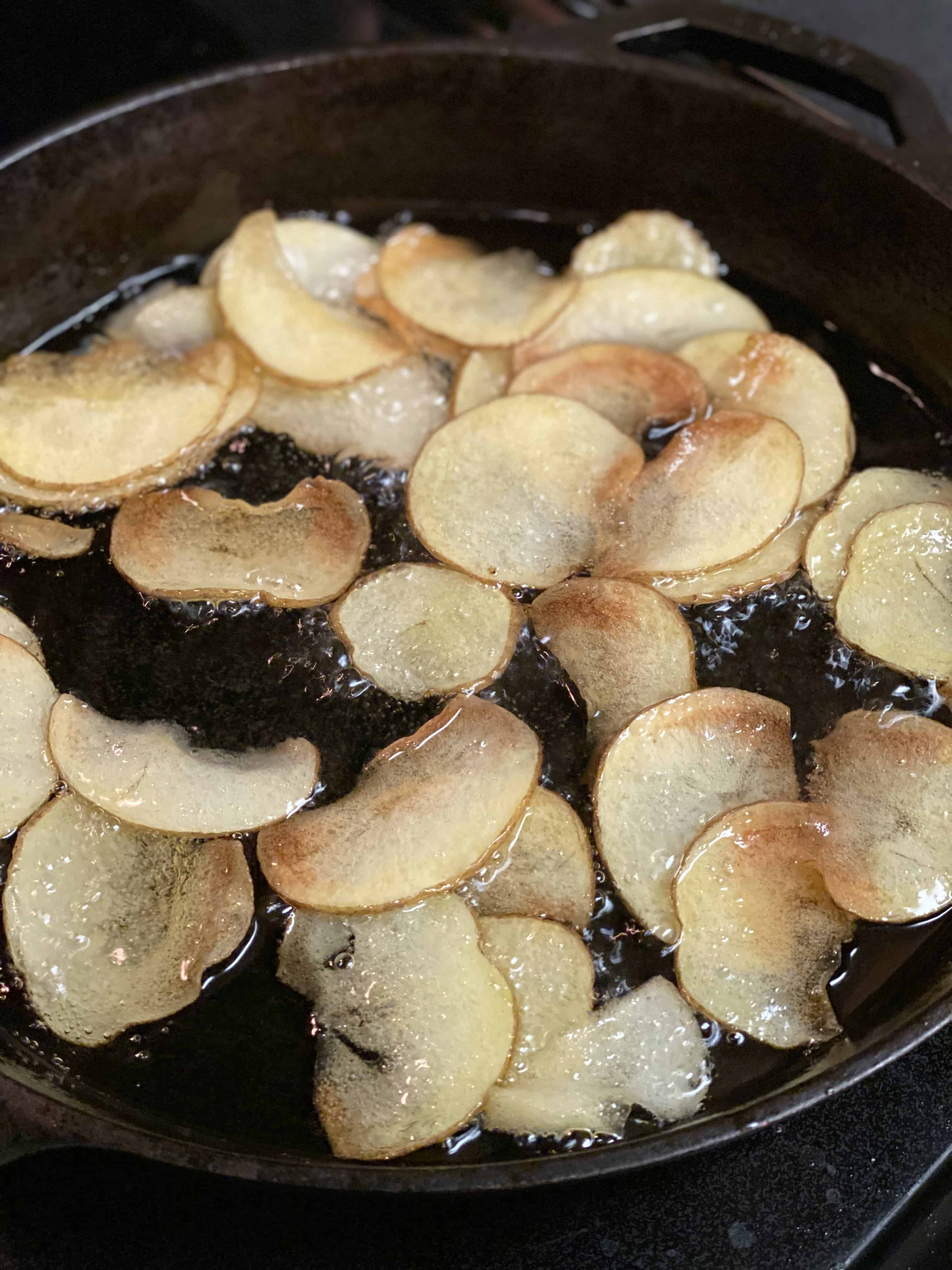 HOMEMADE CAJUN POTATO CHIPS SNACKS SIDE DISH