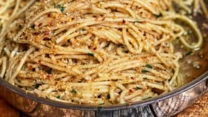 pasta with anchovies and breadcrumbs