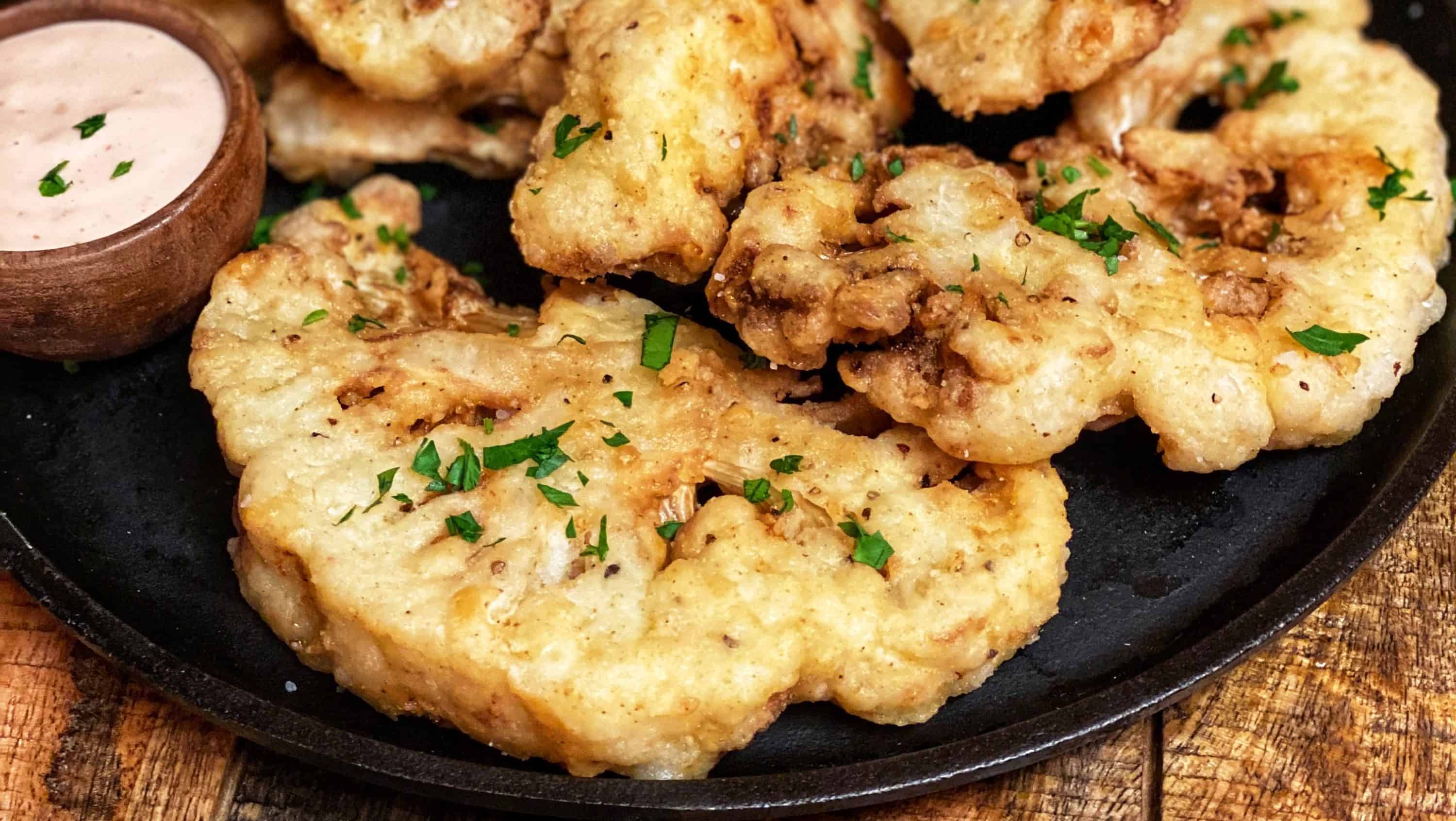 BUTTERMILK FRIED CAULIFLOWER | LOW-CARB | APPETIZERS