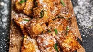 deep fried toasted ravioli