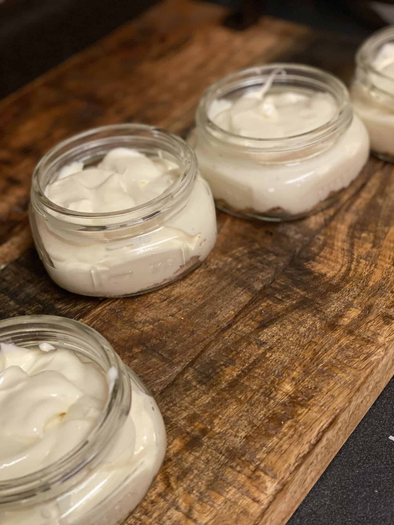 SOUS VIDE CHEESECAKE JARS DESSERTS ANOVA