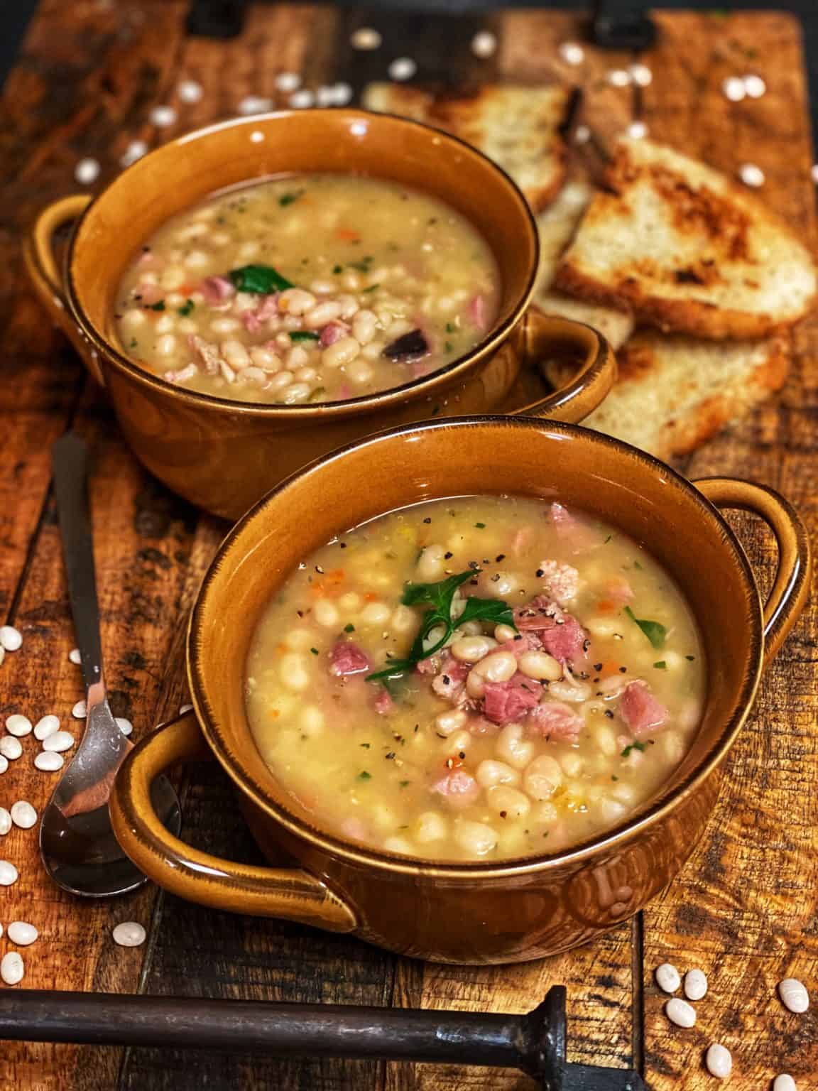 NAVY BEAN AND HAM SOUP SOUP HOMEMADE SLOW COOKER
