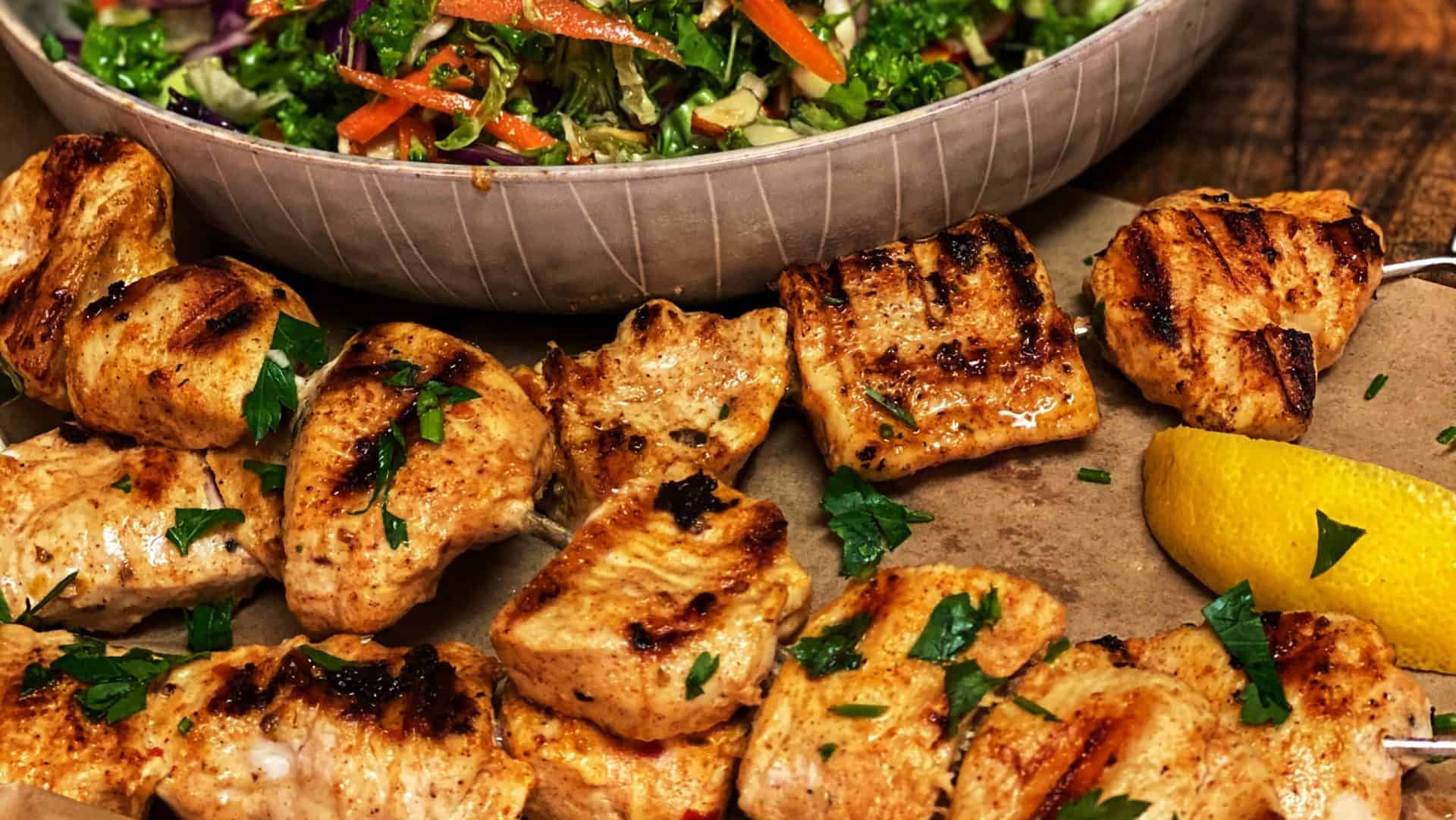 GRILLED CHICKEN KABOBS | HEALTHY EATING | EASY RECIPE