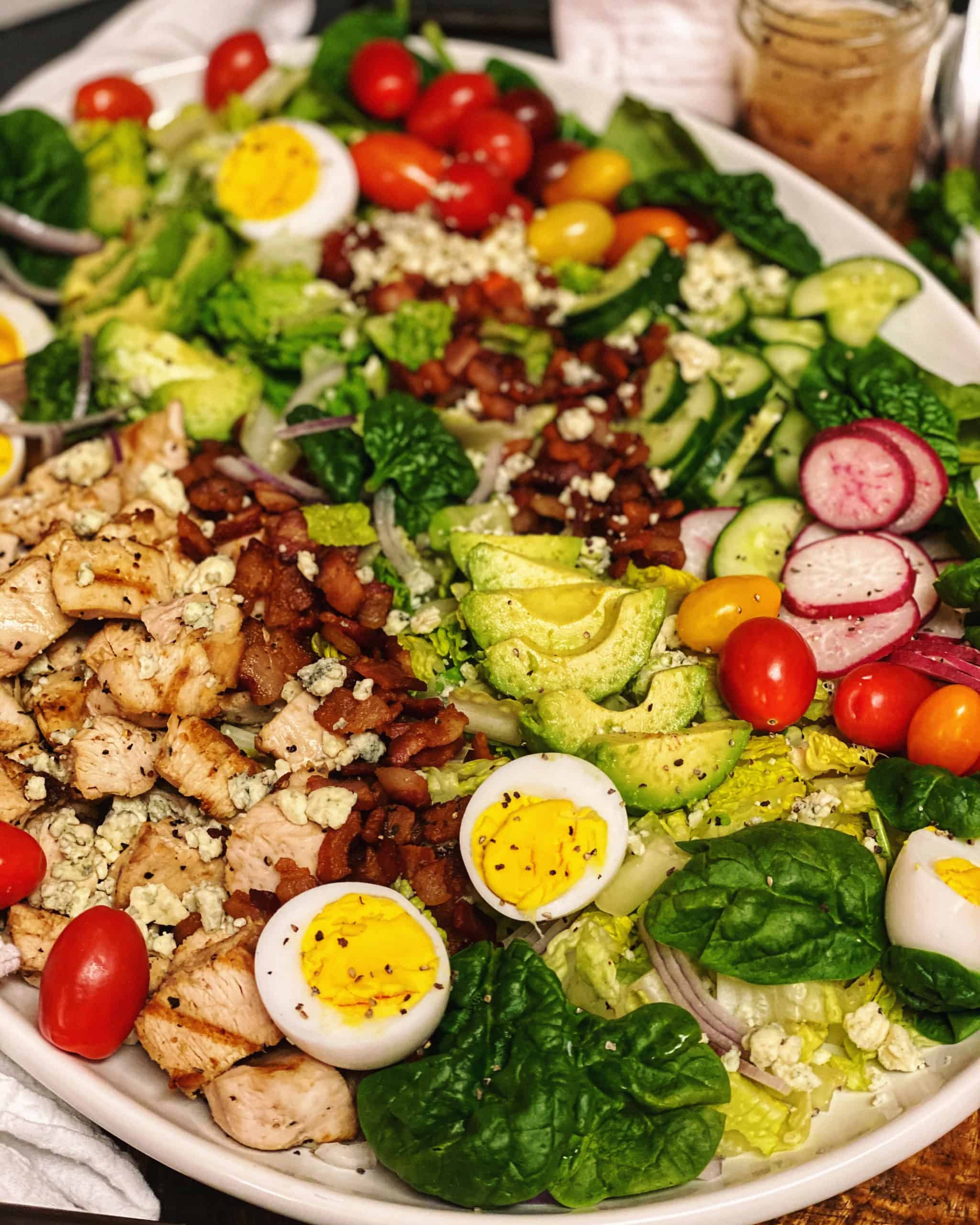 COBB SALAD WITH VINAIGRETTE | HEALTHY EATING