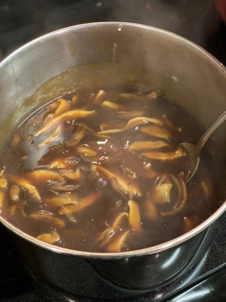 mushroom sauce for polenta