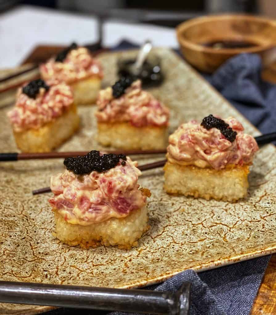 Suchi Rice Square SPICY TUNA RICE SQUARES | APPETIZER | SUSHI
