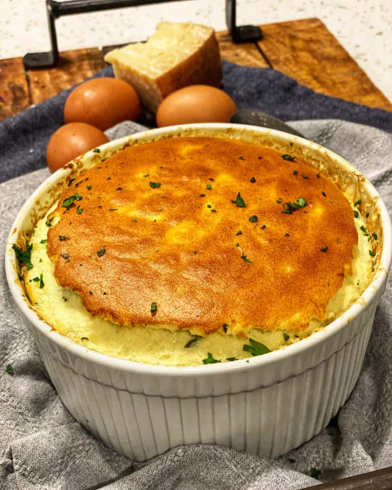CHEESE SOUFFLÉ FRENCH FOOD EASY RECIPE
