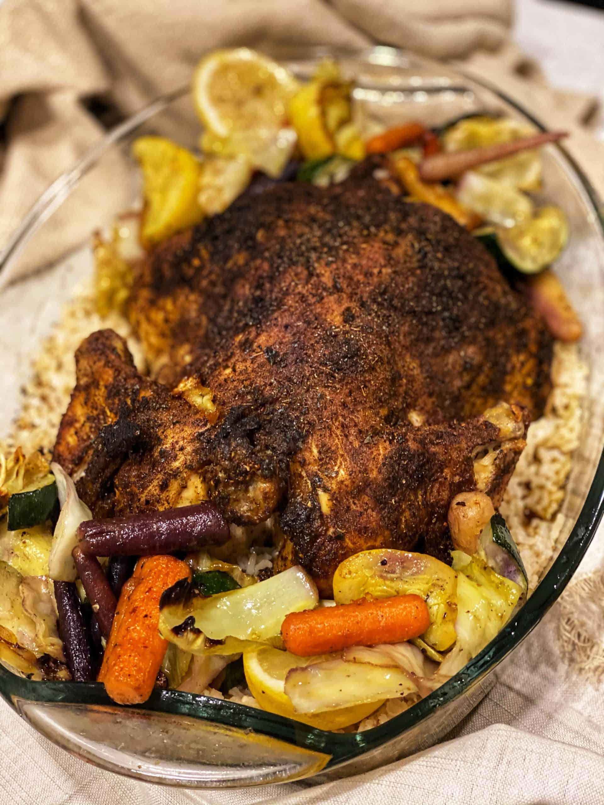 ROASTED CHICKEN AND VEGETABLES | HEALTHY MEAL