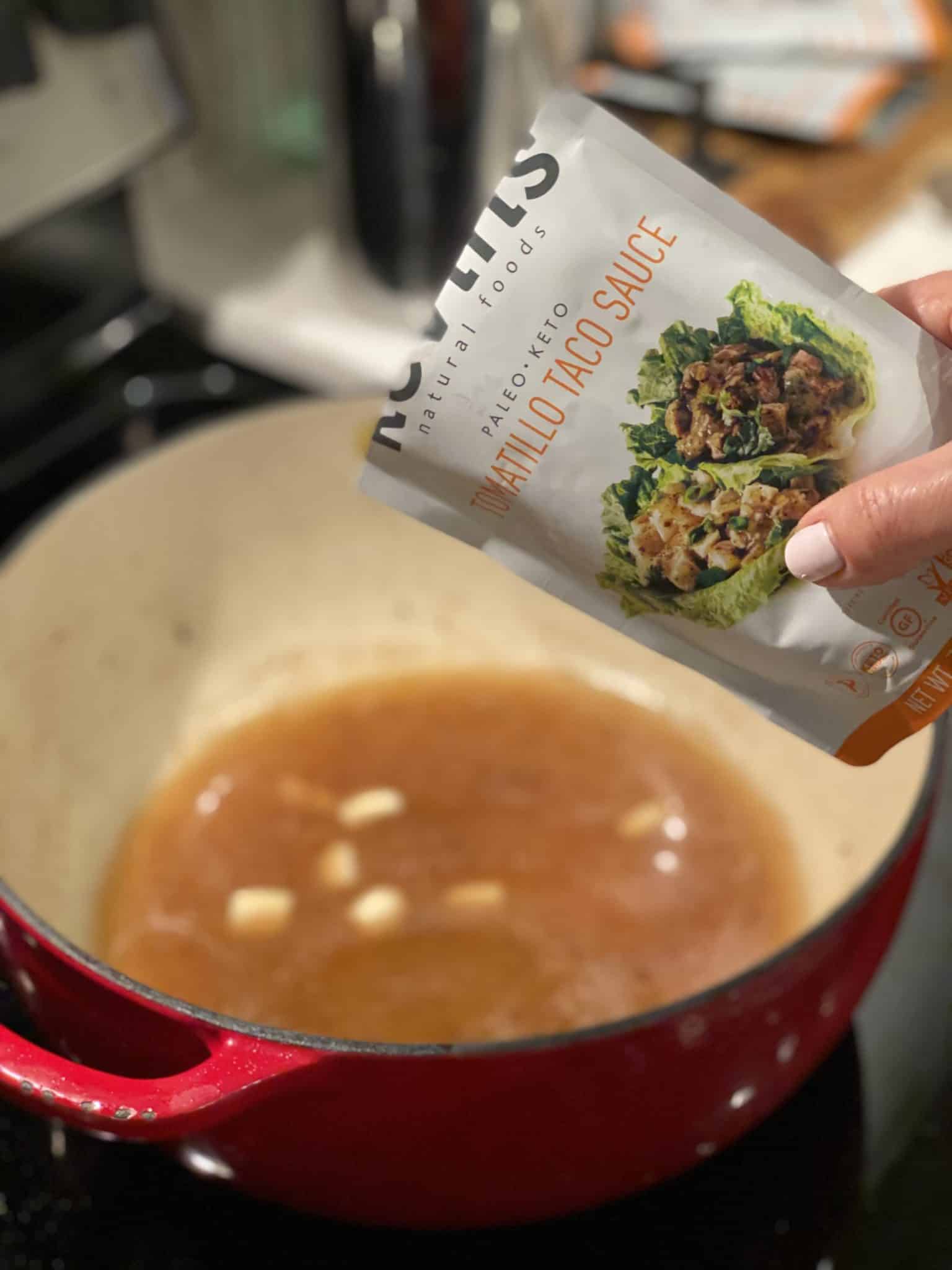 TOMATILLO TACO SHREDDED BEEF SLOW COOKER LEFTOVERS