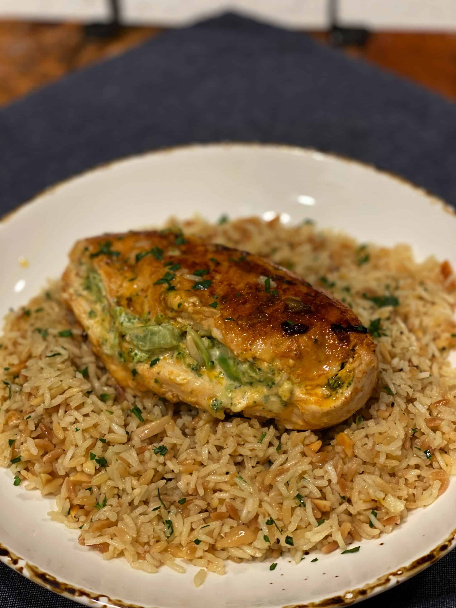 CHEESY BROCCOLI STUFFED CHICKEN | DINNER IDEAS | KETO