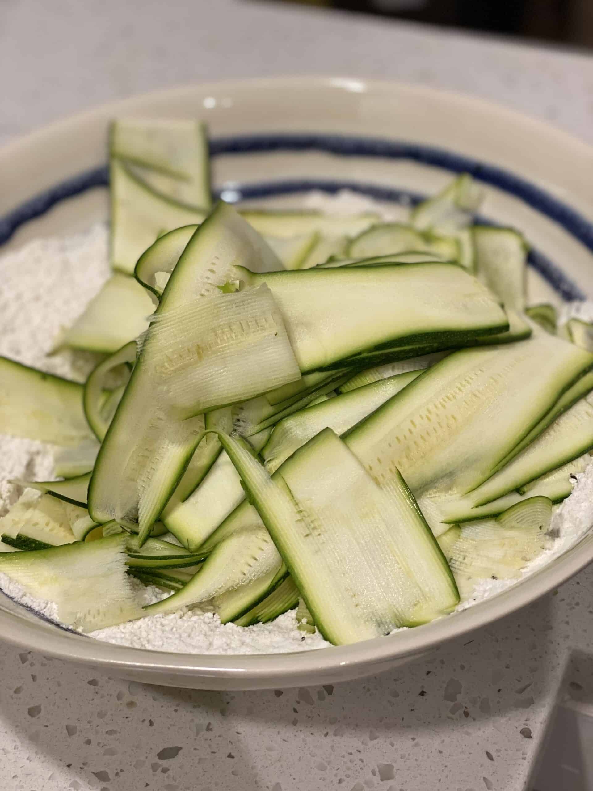 Fried Zucchini Ribbons Charlotte Fashion Plate