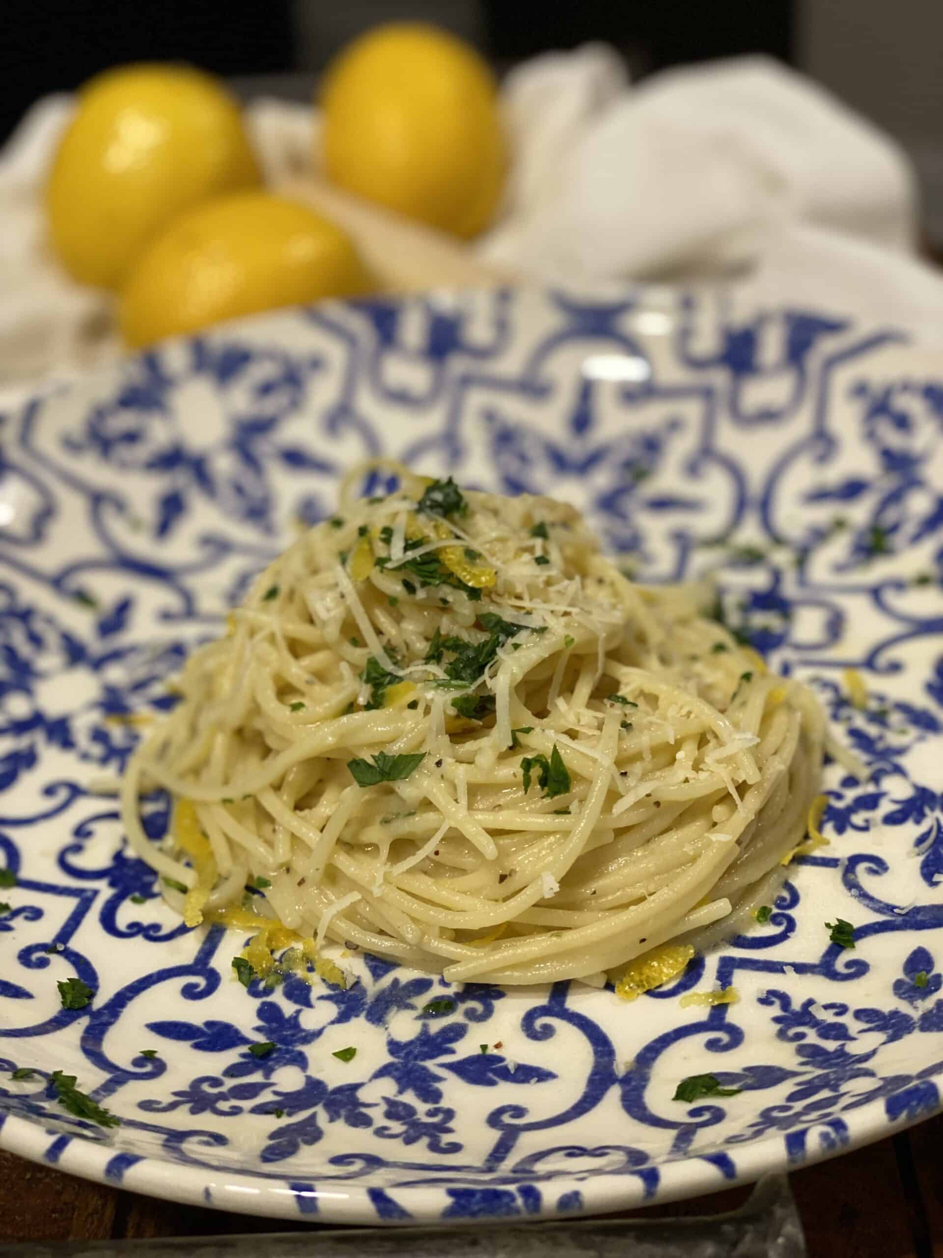 LEMON SPAGHETTI PASTA RECIPE QUICK MEALS