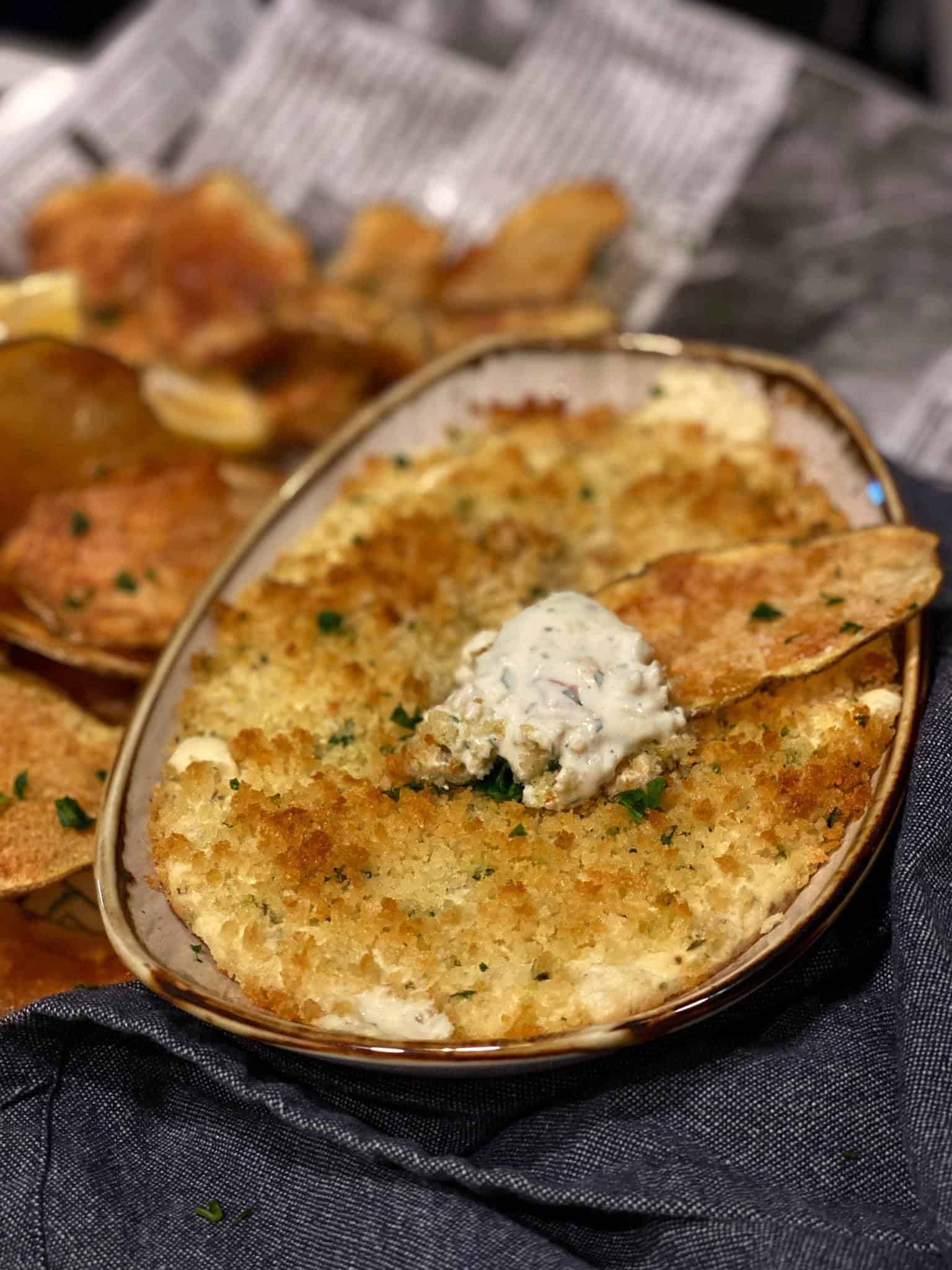CREAMY HOT CLAM DIP APPETIZERS SEAFOOD RECIPE