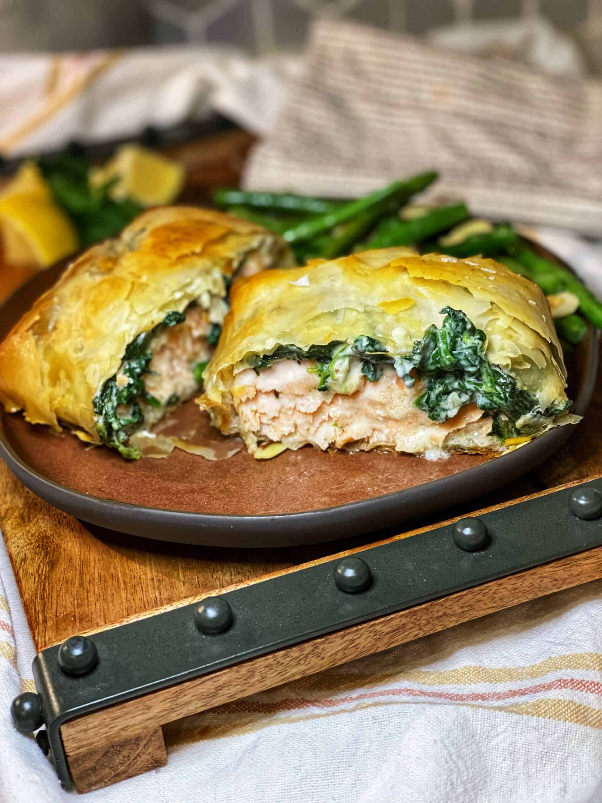 Salmon Spinach Filo Pastry Recipe Deporecipe.co