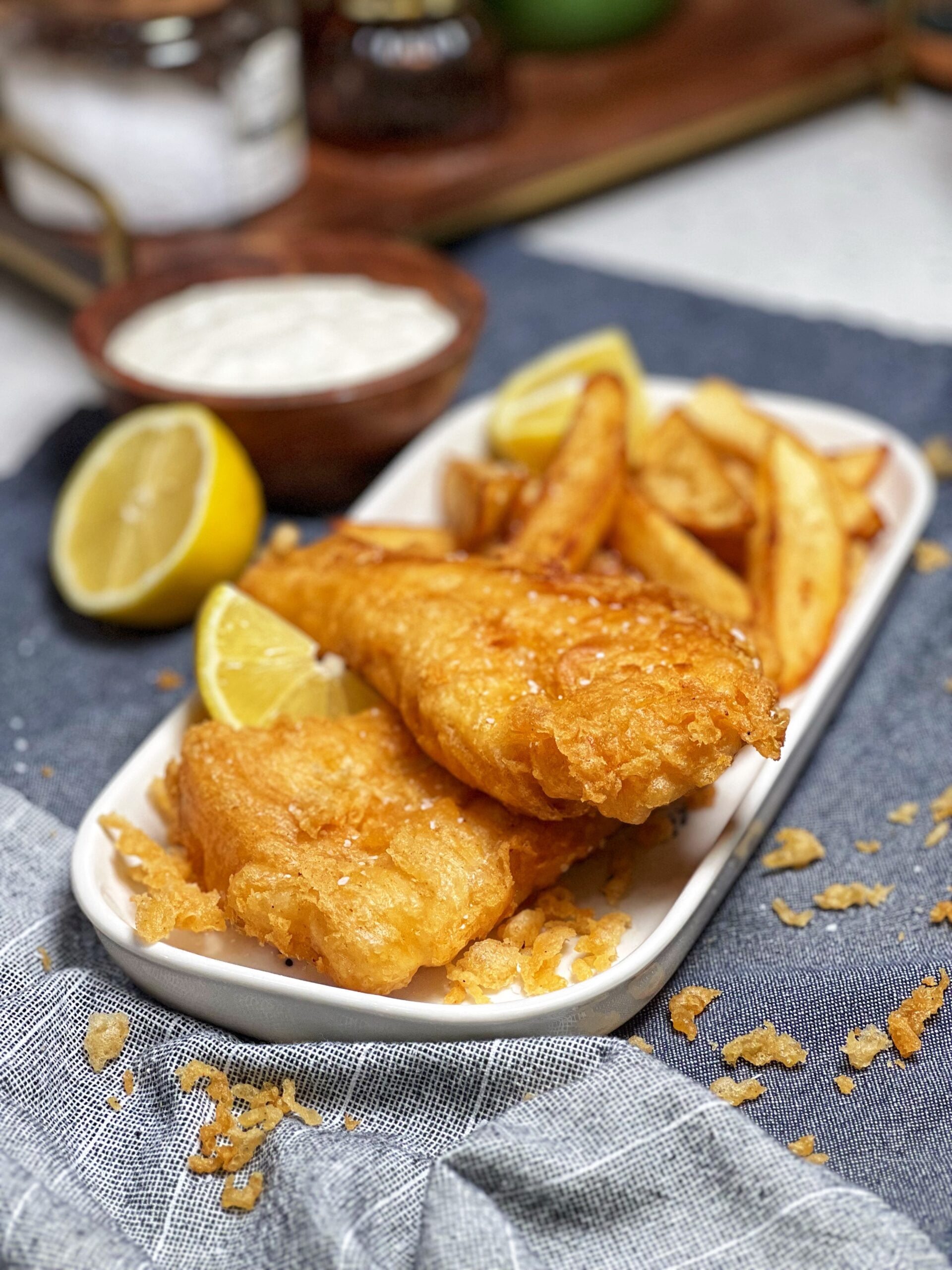 Beer Battered Fish and Chips | Charlotte Fashion Plate
