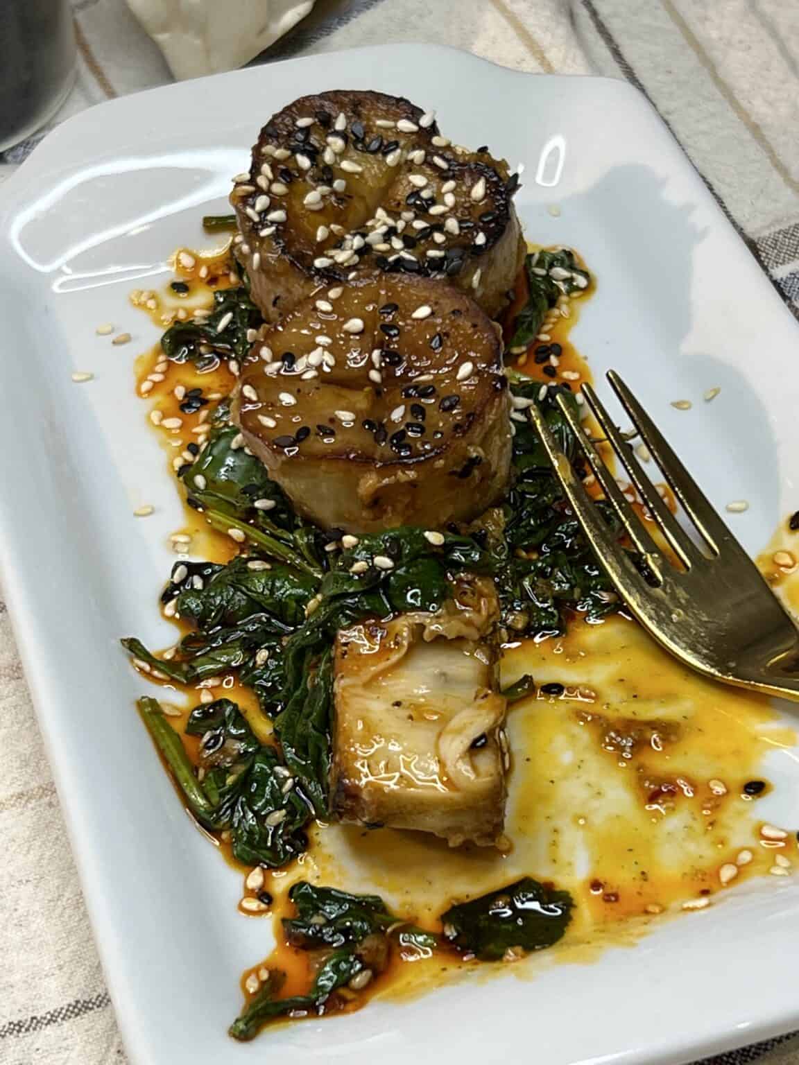 Miso Glazed Vegan Scallops Vegan Recipe Quick Recipe