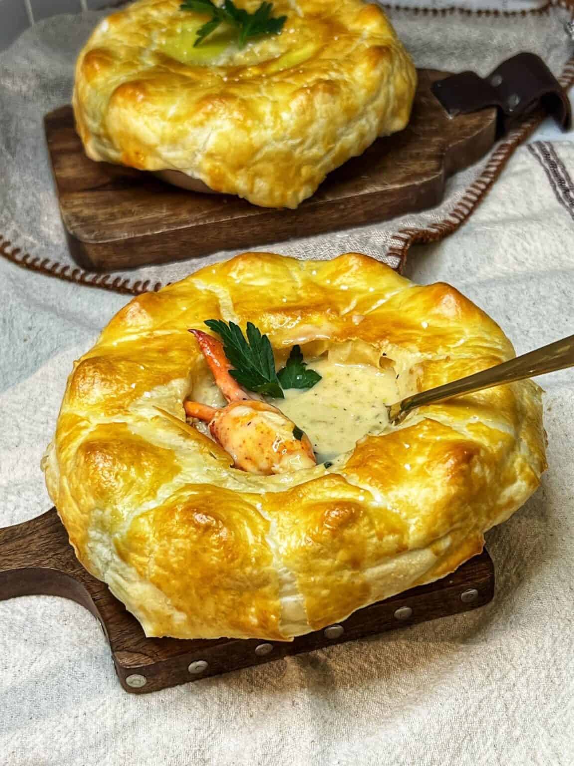 Creamy Lobster Pot Pie Seafood Recipes Comfort Food