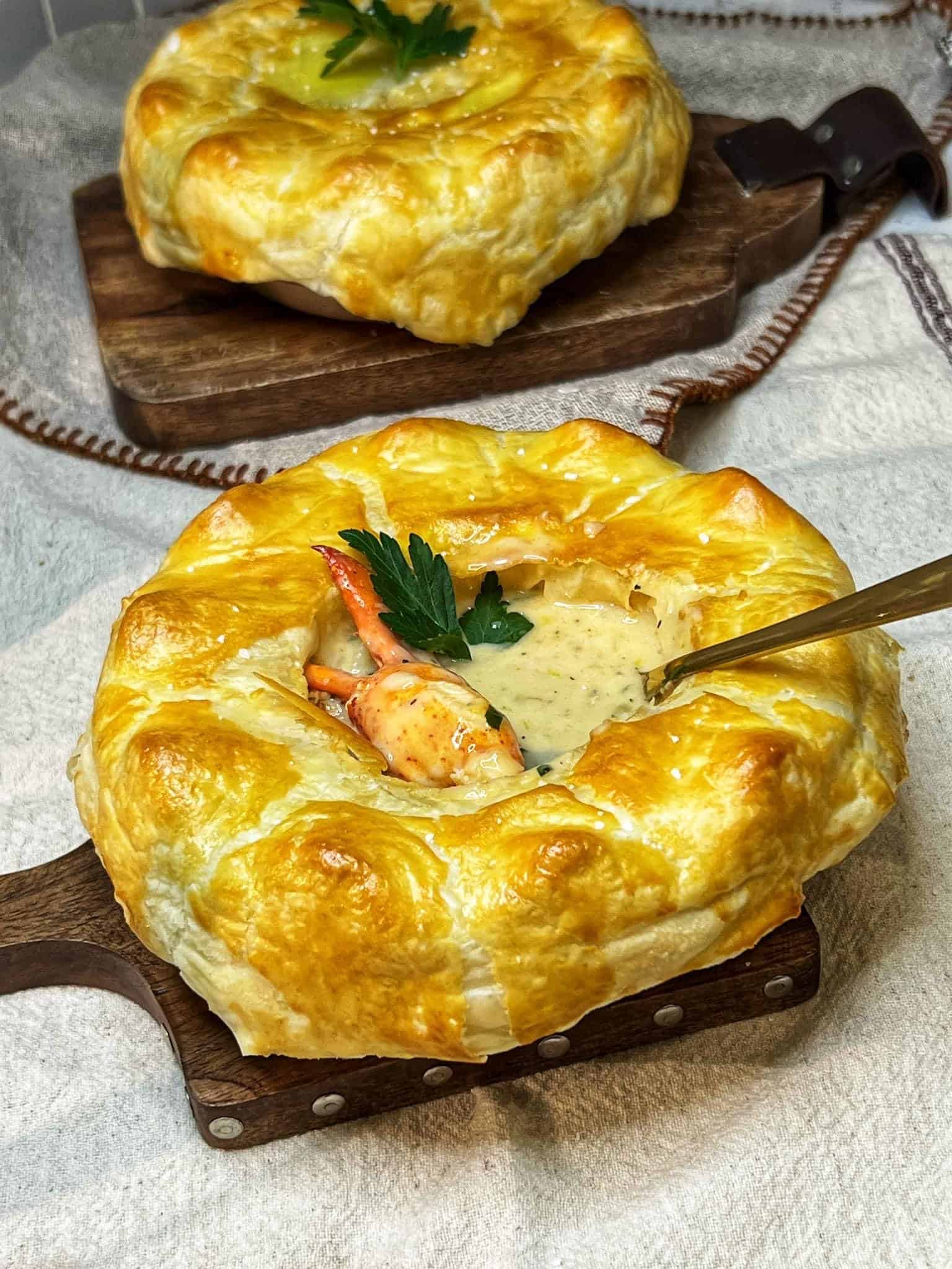 Creamy Lobster Pot Pie Seafood Recipes Comfort Food