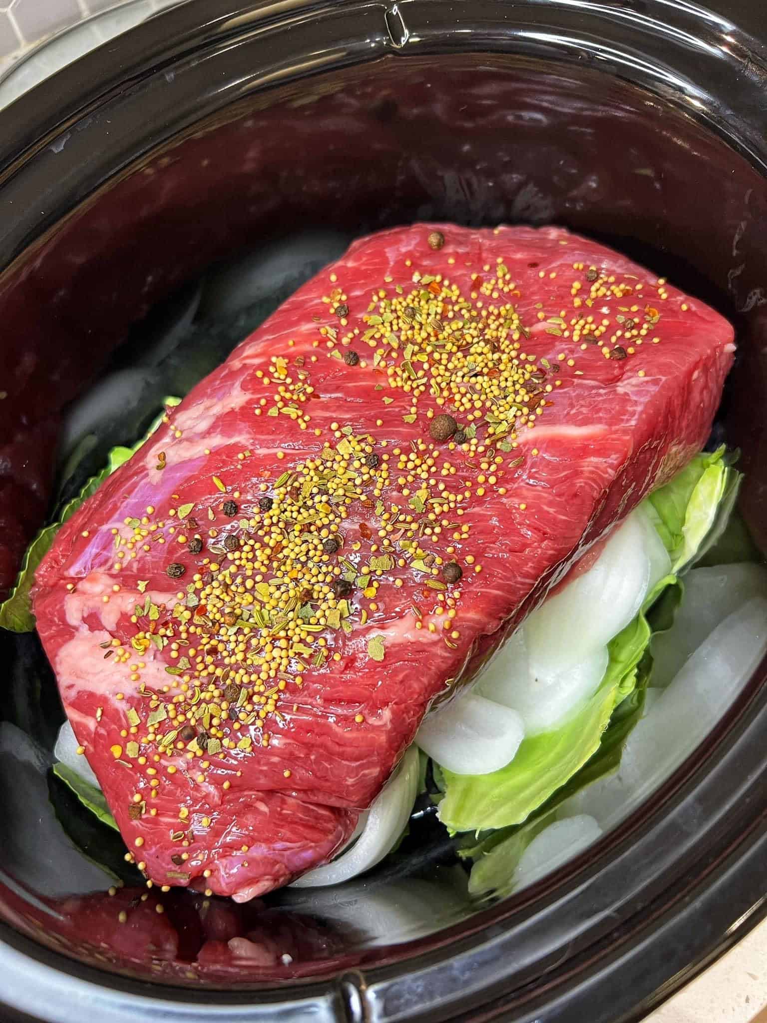Slow Cooker Corned Beef St. Patrick's Day Roasted Vegetables