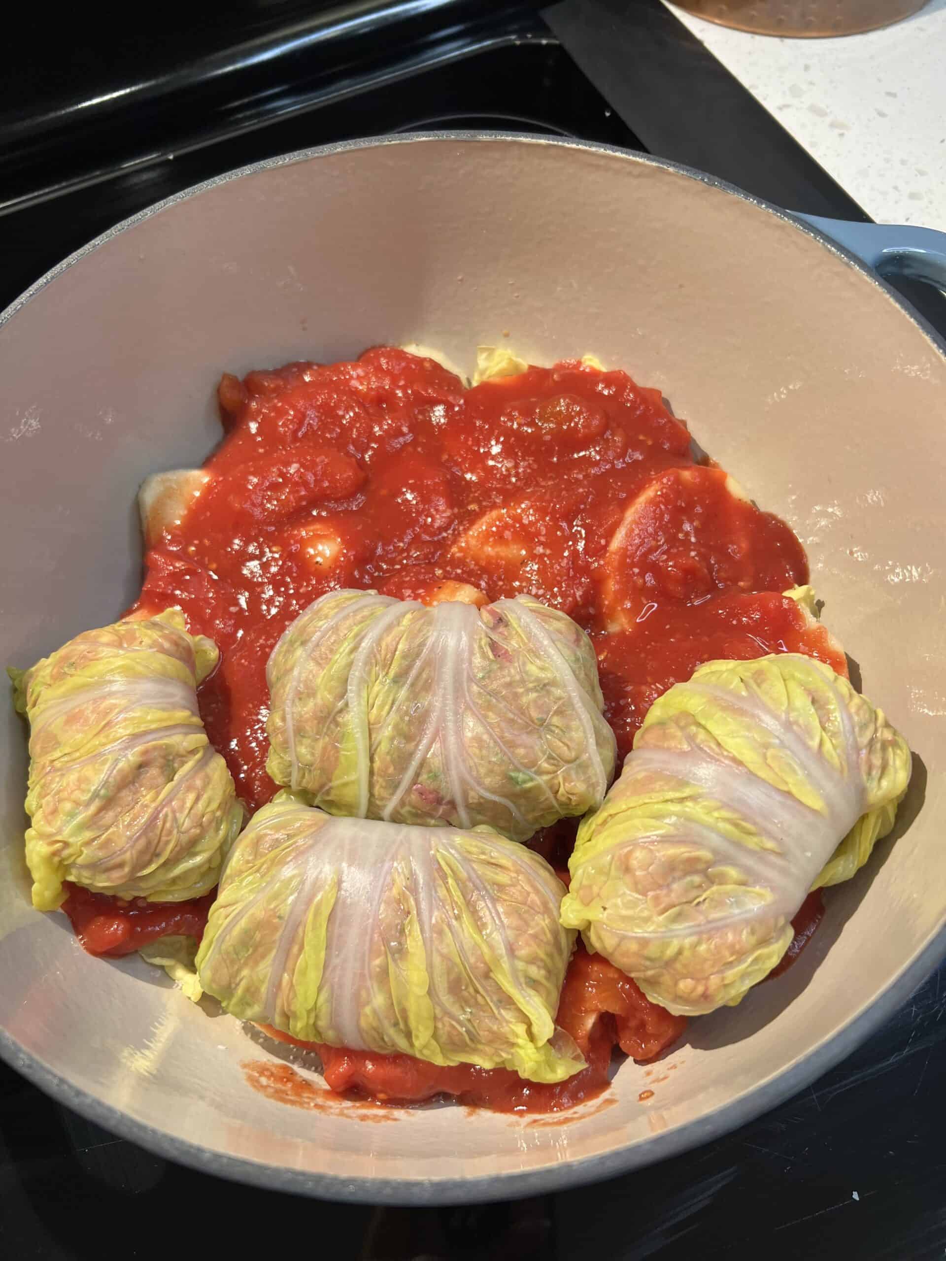 Ground Lamb Cabbage Rolls Charlotte Fashion Plate