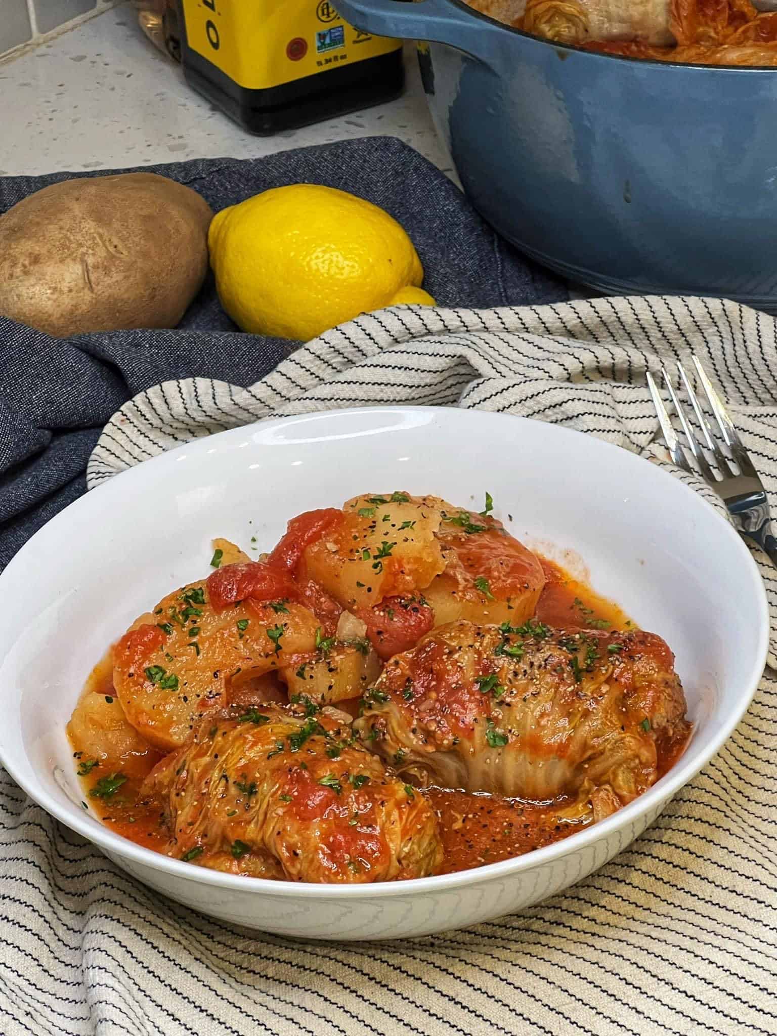 Ground Lamb Cabbage Rolls Charlotte Fashion Plate