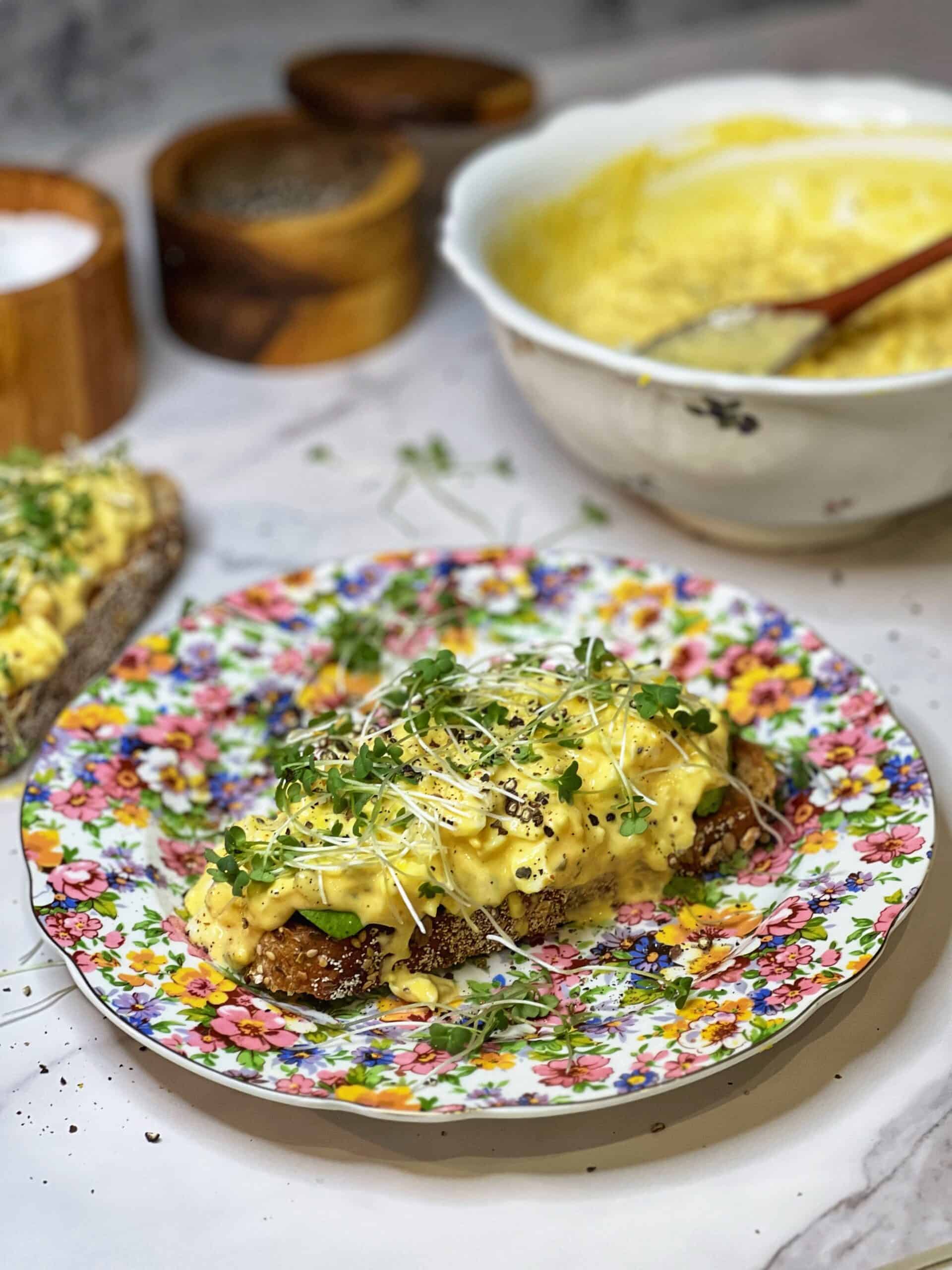 Spicy Homemade Egg Salad | Charlotte Fashion Plate