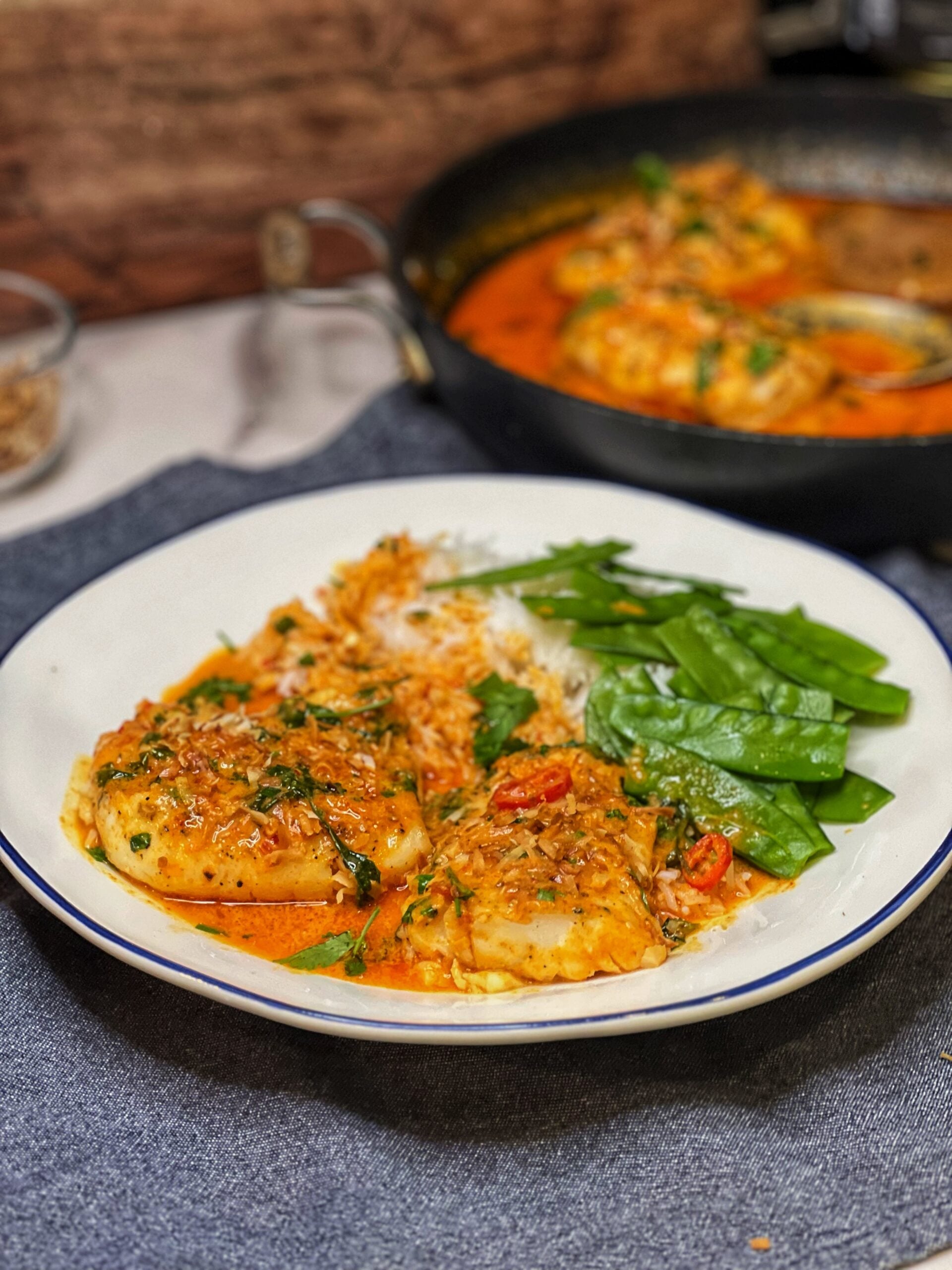 Red Curry Coconut Fish | Charlotte Fashion Plate