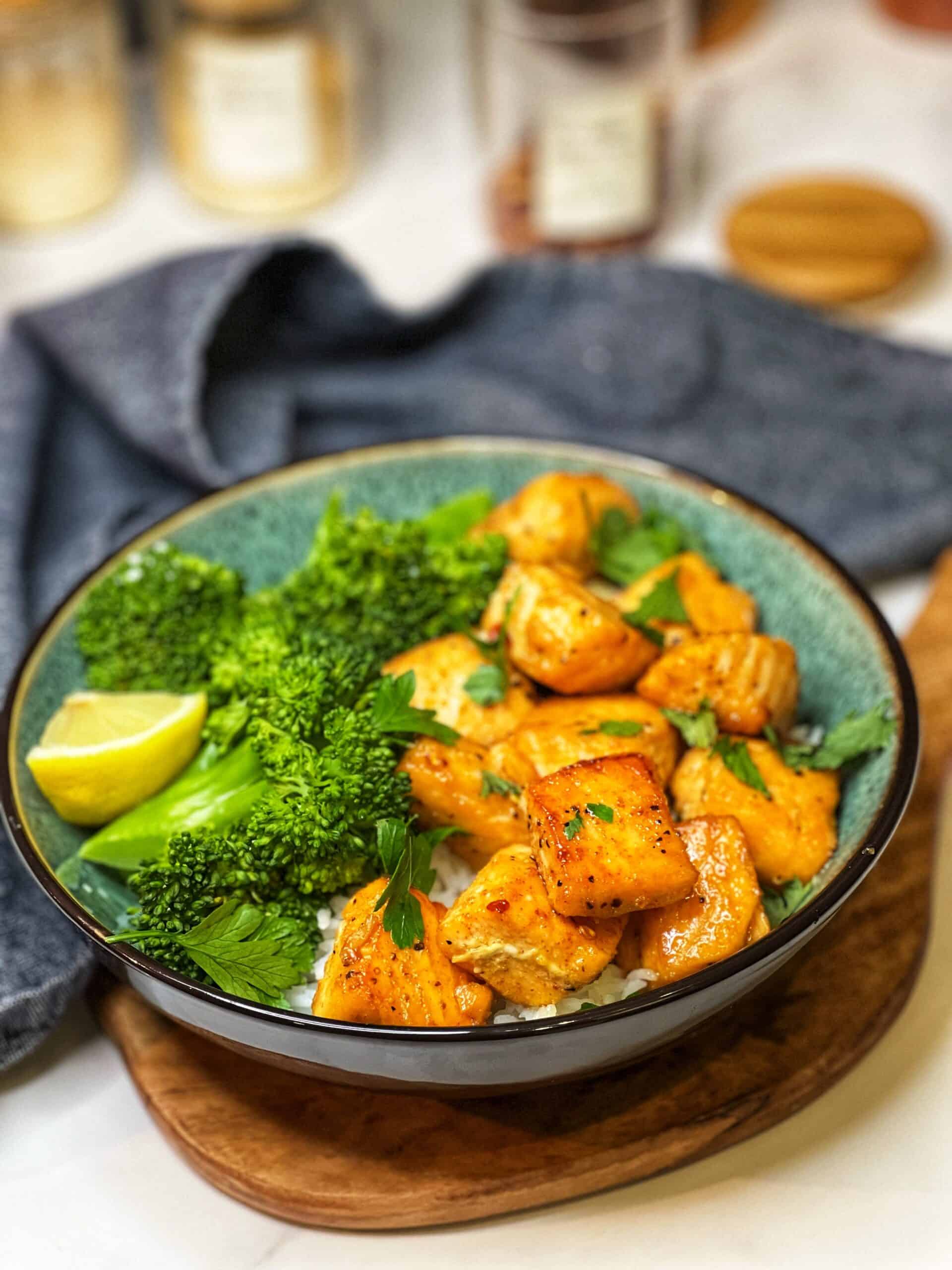 Spicy Maple Glazed Salmon | Charlotte Fashion Plate