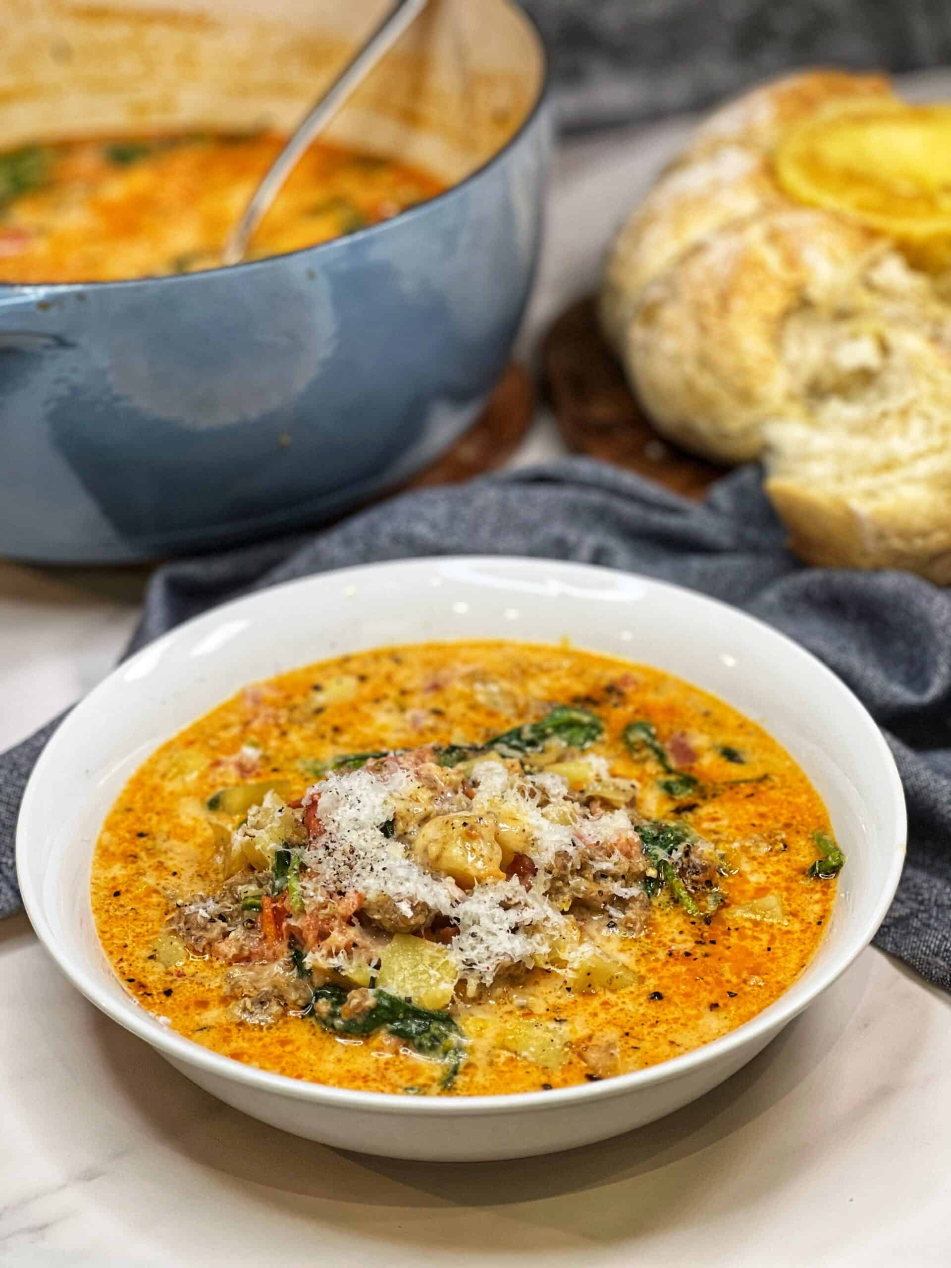 Creamy Sausage Potato Soup | Charlotte Fashion Plate