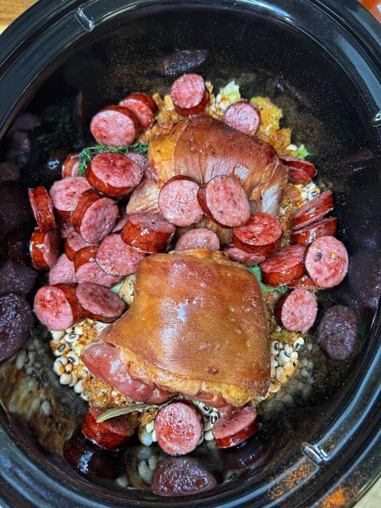 Crockpot Black Eyed Peas Charlotte Fashion Plate