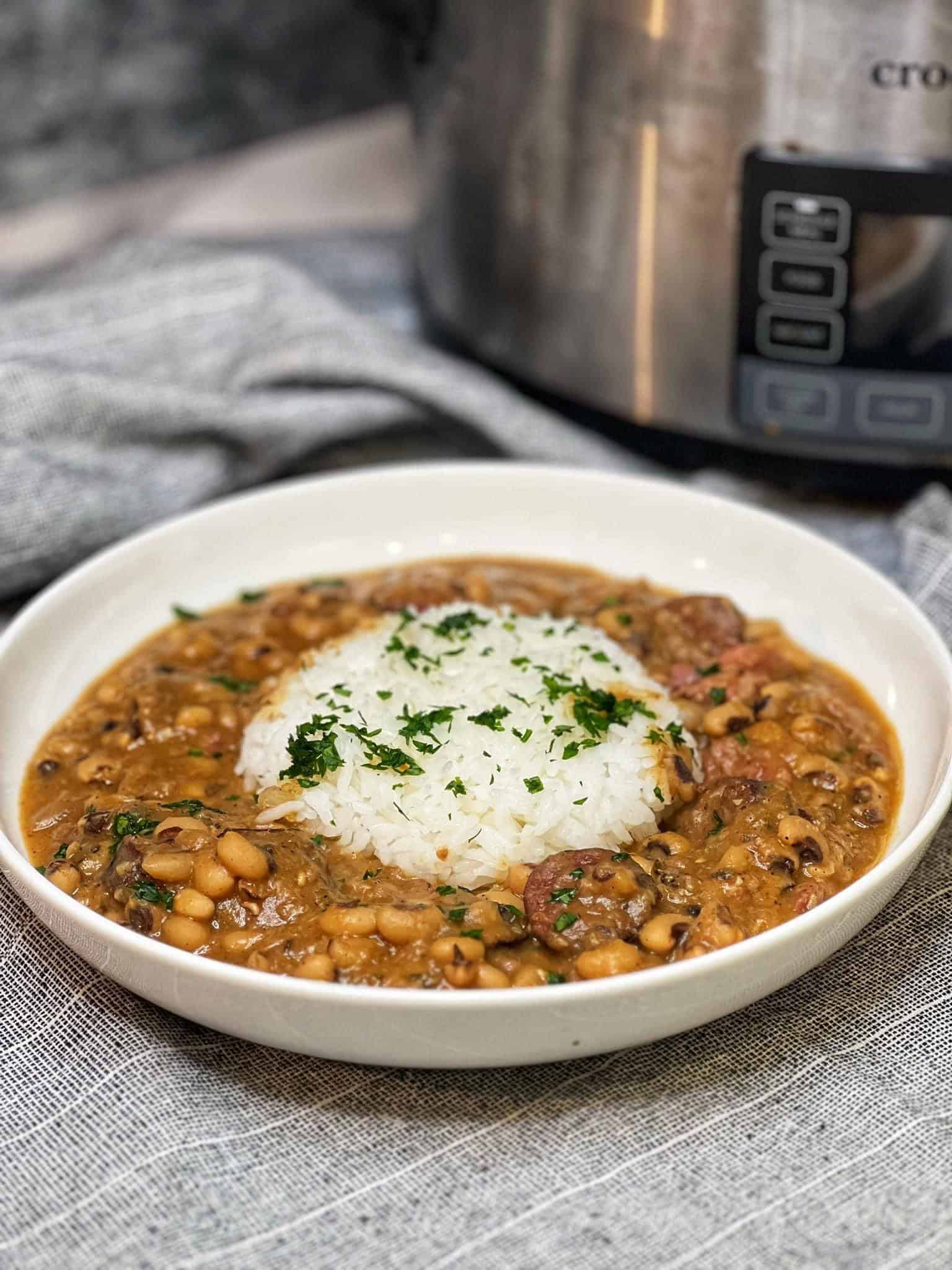 Crockpot Black Eyed Peas | Charlotte Fashion Plate